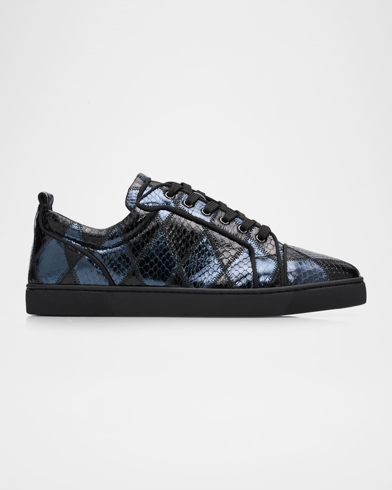 Christian Louboutin Men's Louis Junior Watersnake Leather