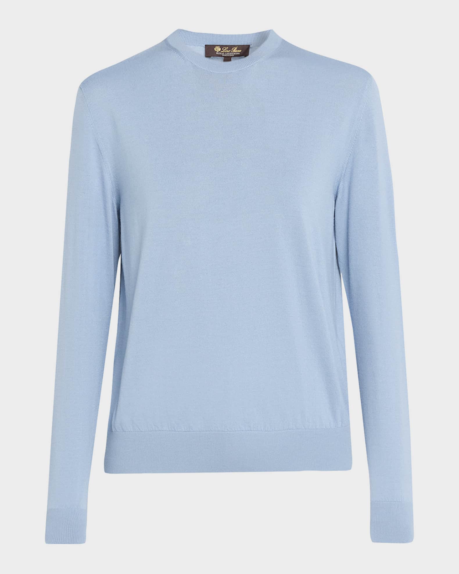 Loro Piana Iconic Royal Wool-Silk Sweater | Neiman Marcus