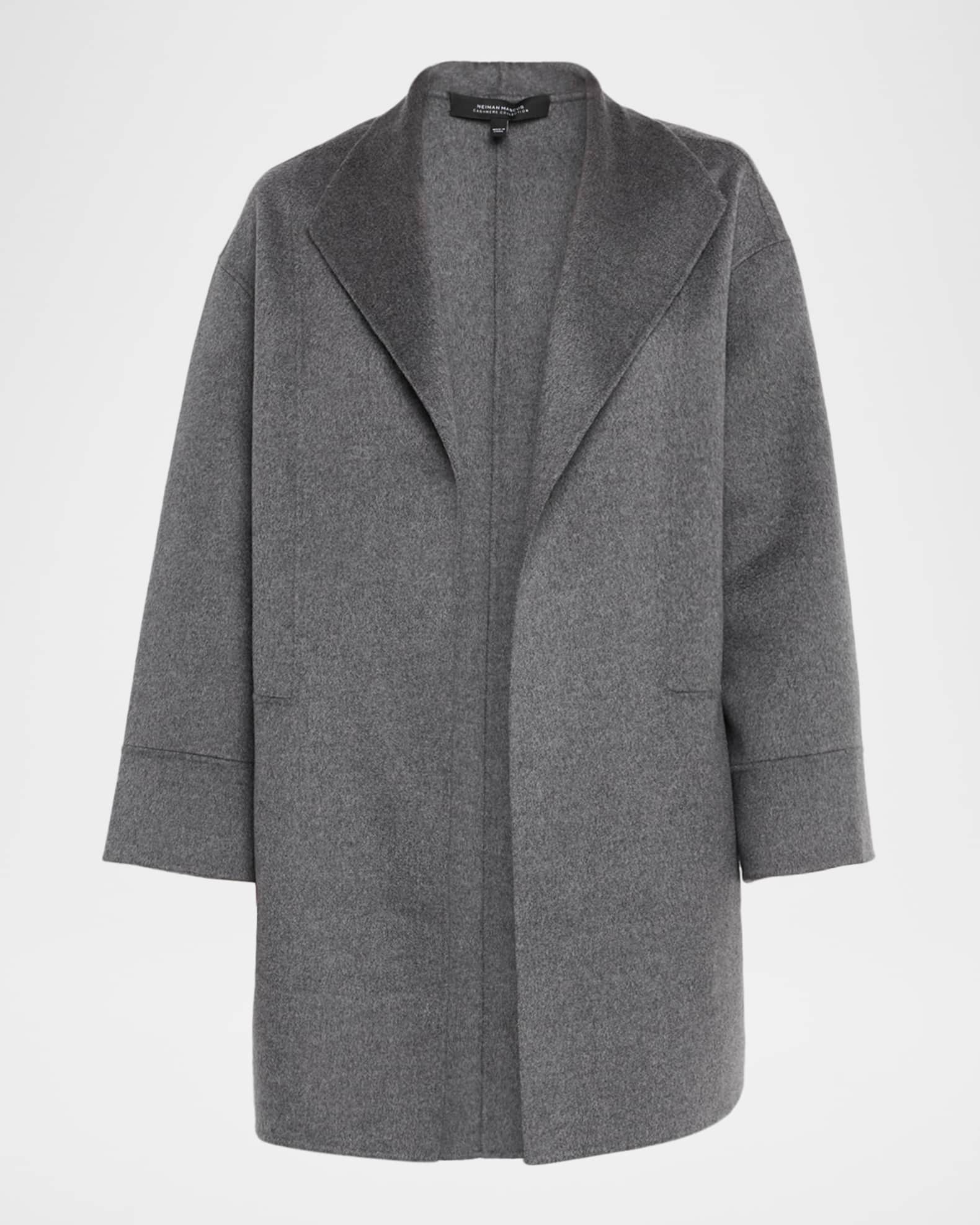 Neiman Marcus Cashmere Collection Double-Faced Cashmere Cardigan
