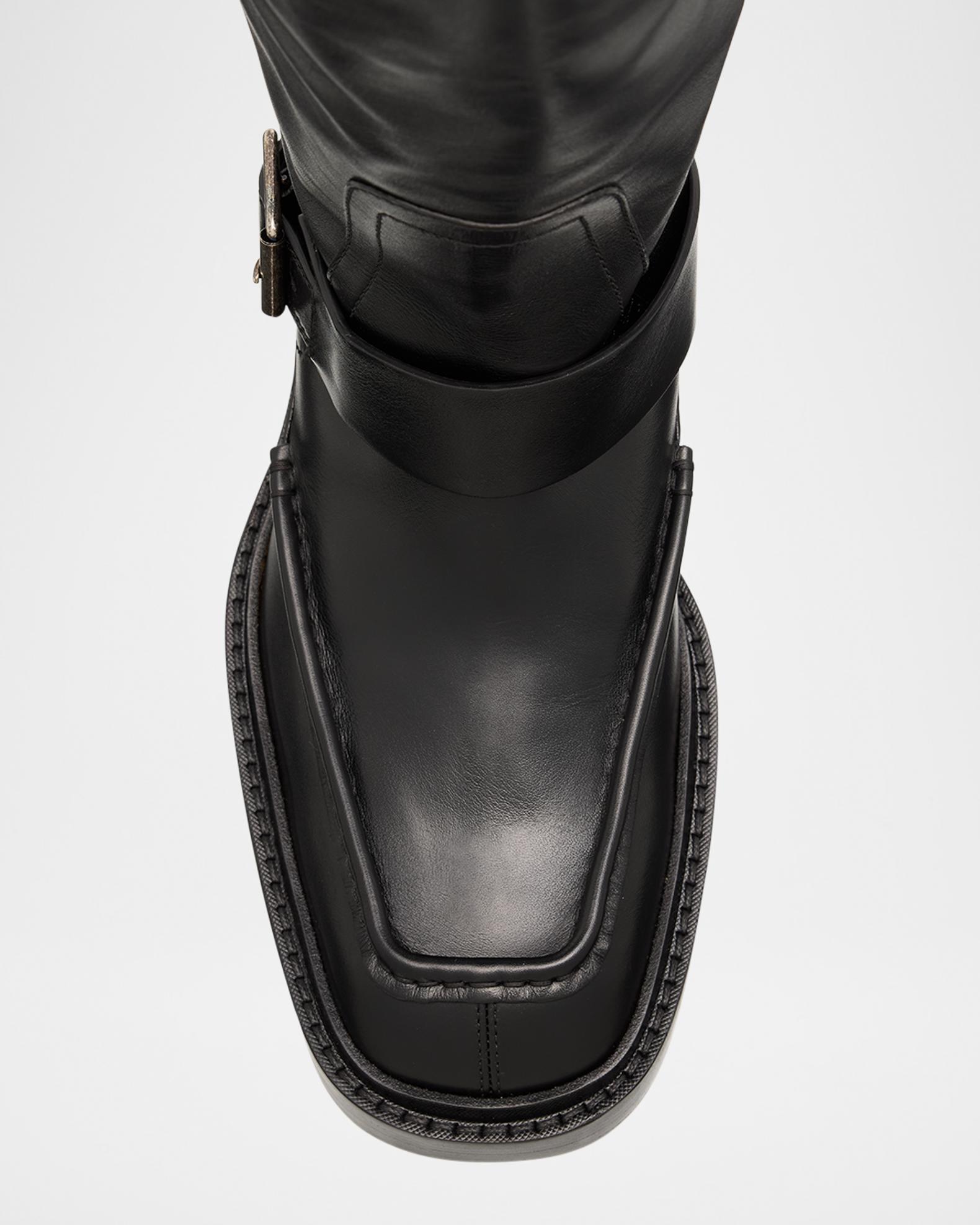 Saint Laurent Men's Joe Smooth Leather Over-The-Knee Boots | Neiman Marcus