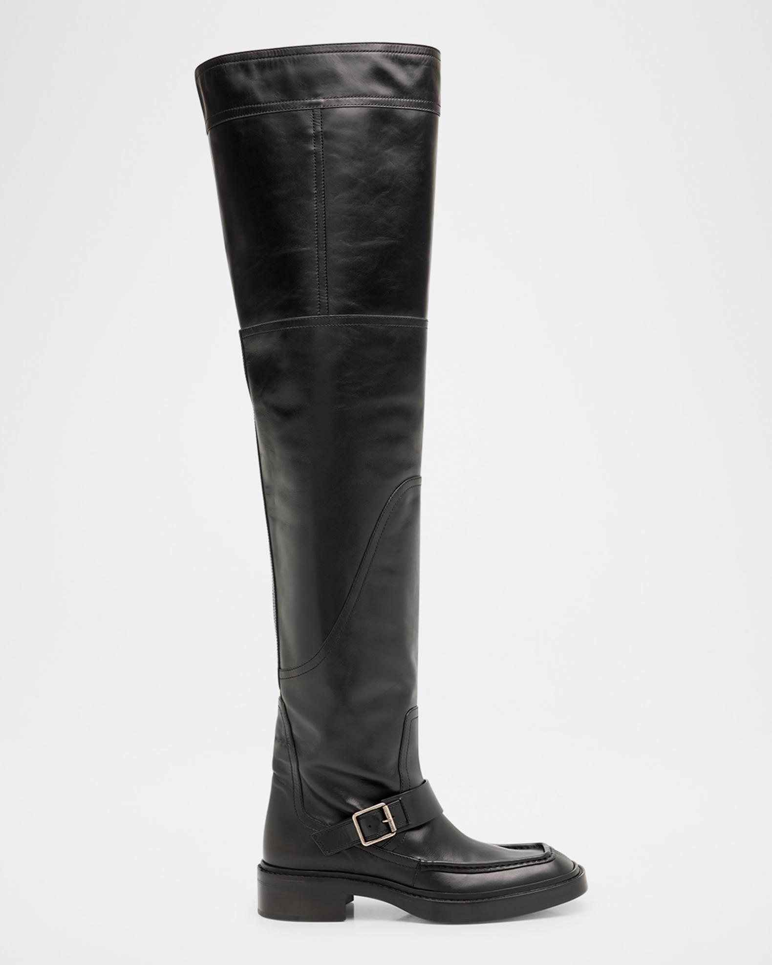 Neiman Marcus Black Leather Men\'s Boots Stuart Weitzman Men main image 2