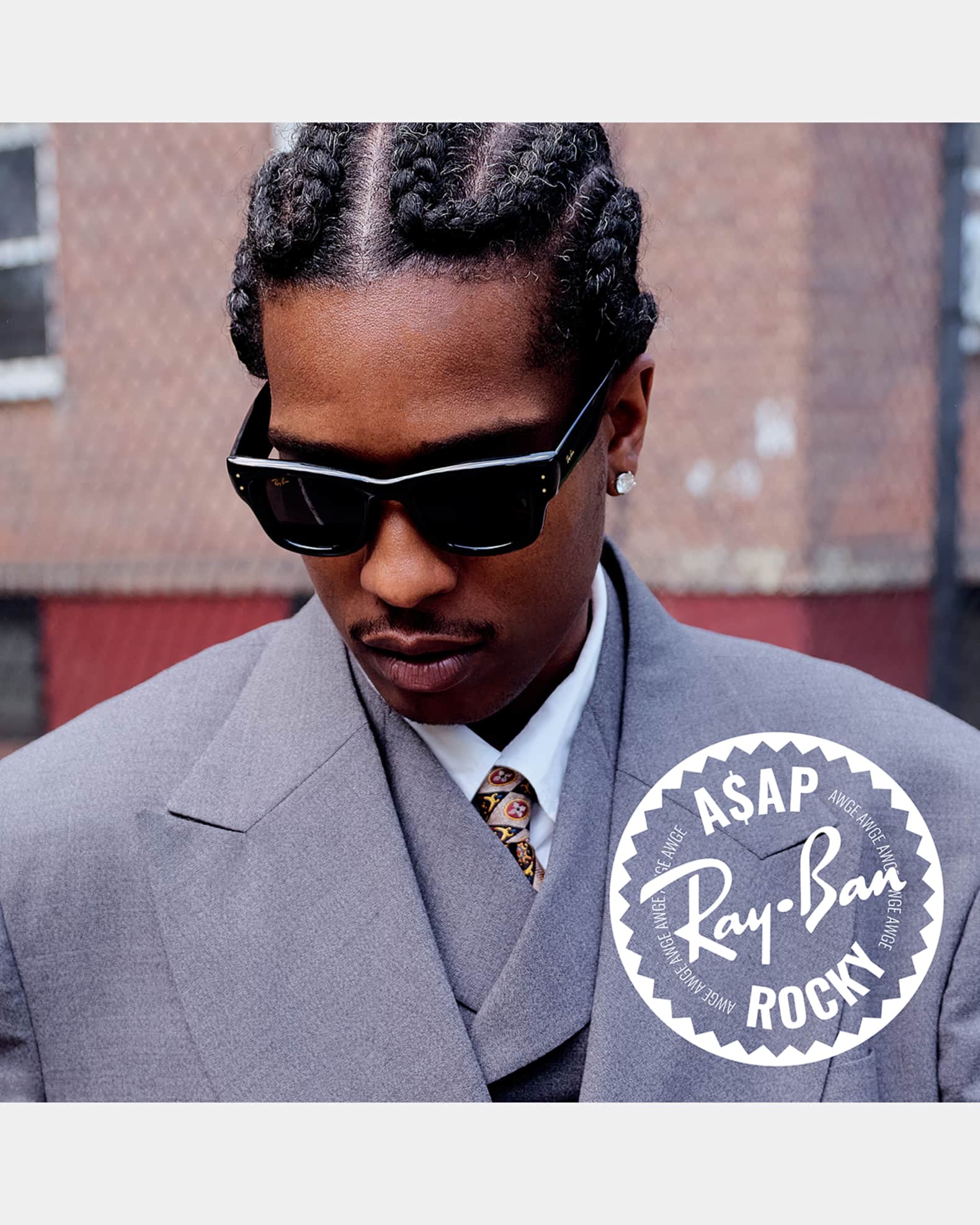 Ray-Ban Men's RB4940 Wayfarer Puffer A$AP ROCKY Square
