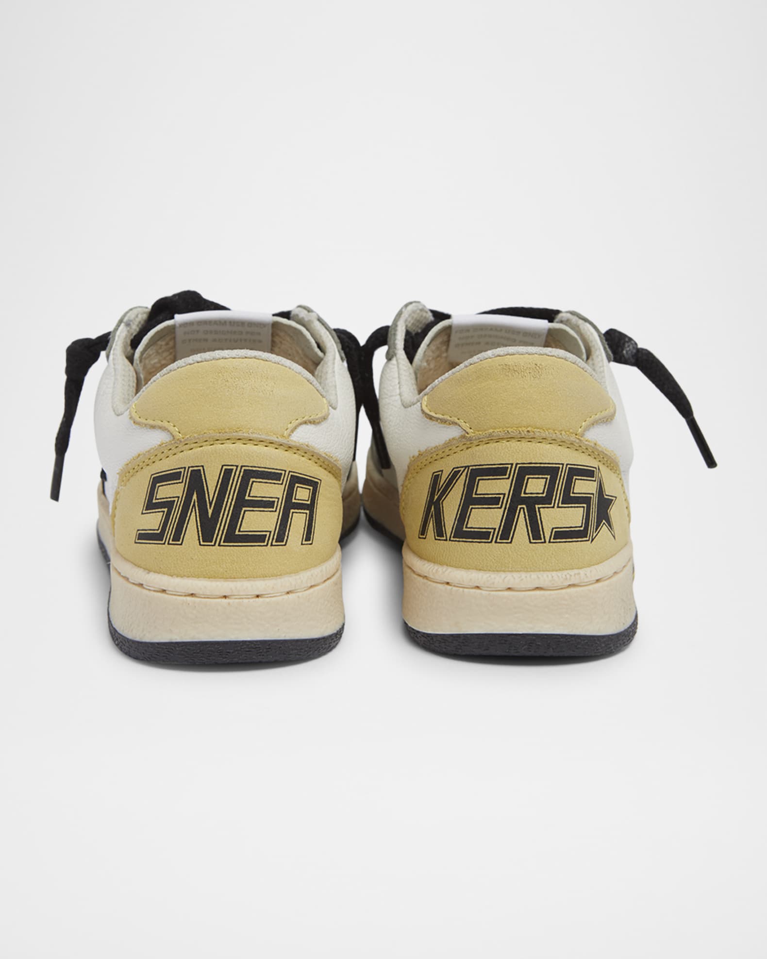 スニーカー Golden  Ball Star Nappa Sneaker Ball Star Young in nappa with nappa star and pink suede heel tab