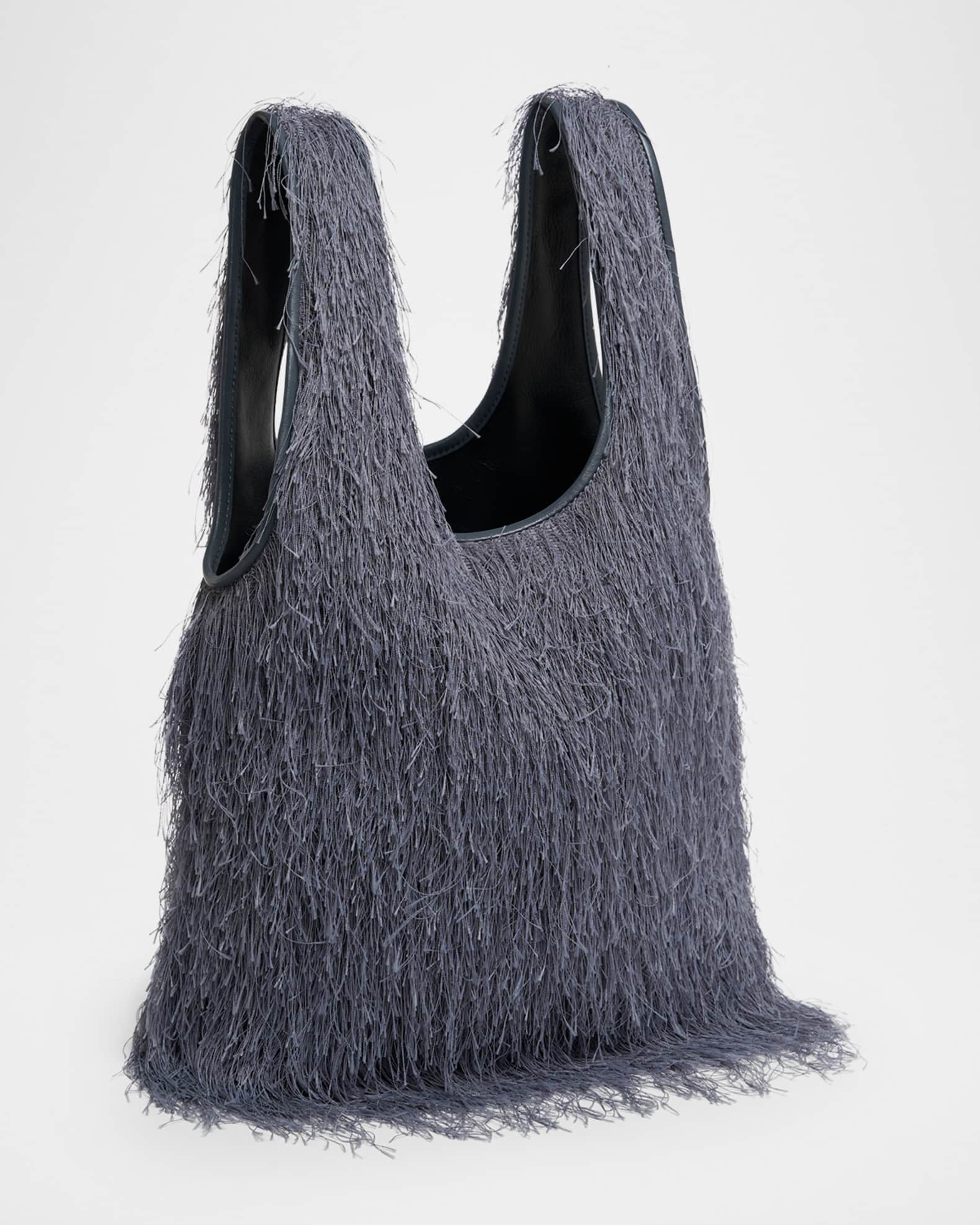 Dries Van Noten Marche Small Fringed Tote Bag | Neiman Marcus