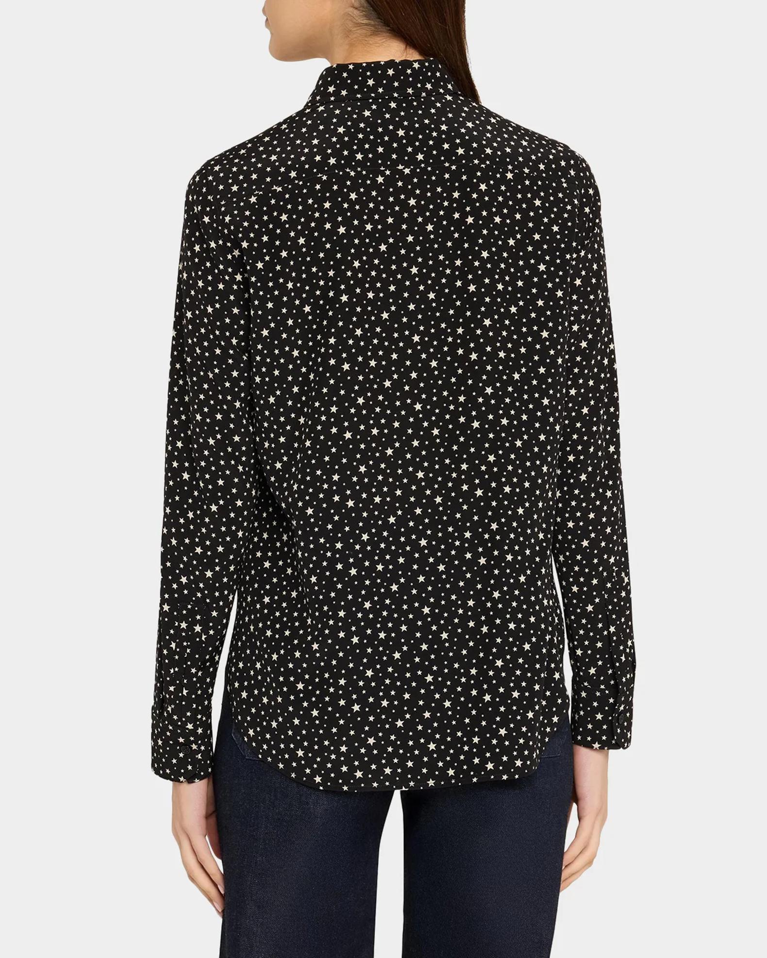 Nili Lotan Spotted Silk Button-Down Blouse | Neiman Marcus
