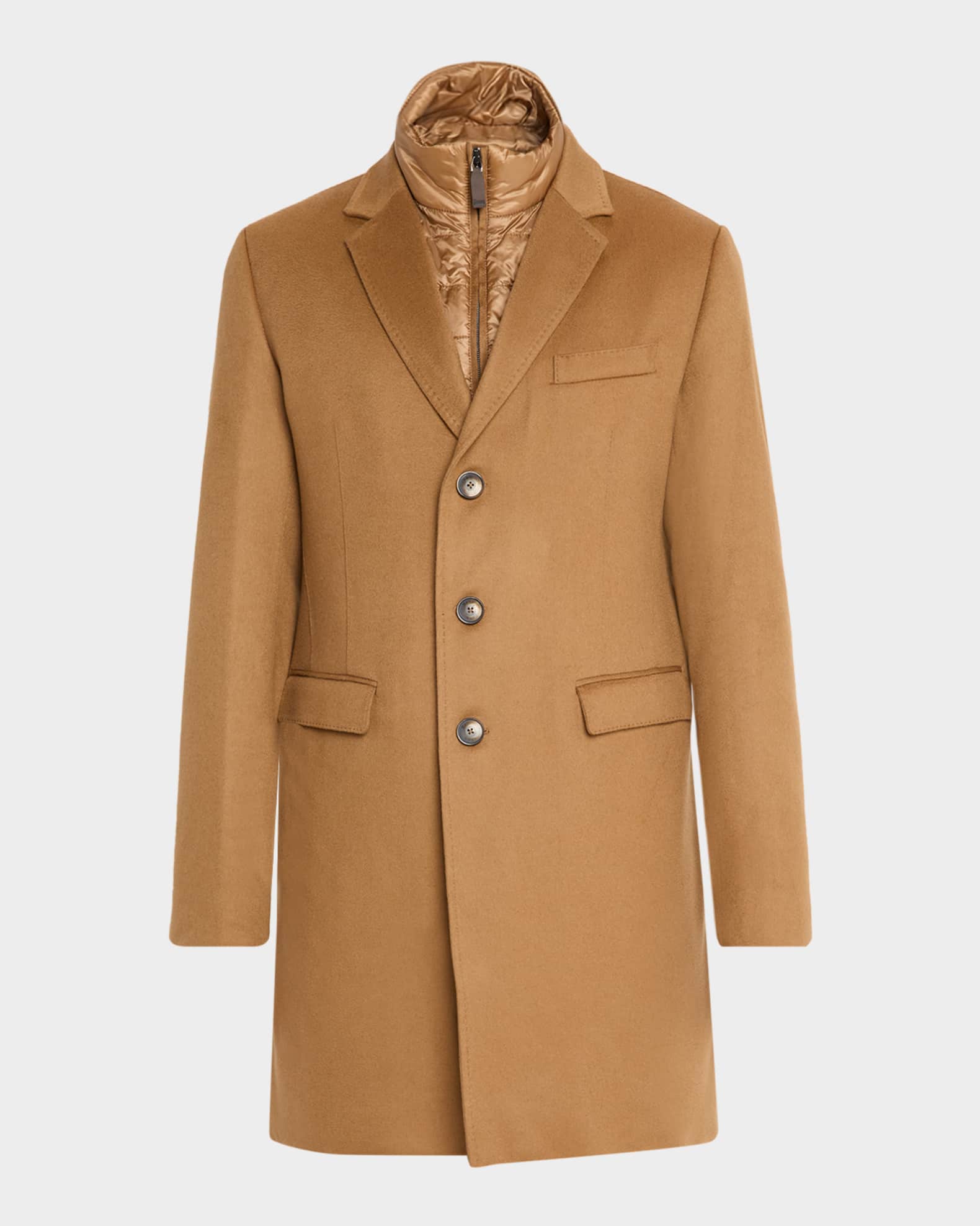 美品 HERNO COLOMBO Cashmere long coat Colombo Burgundy Cashmere Stand-Collar Coat | Harrods US