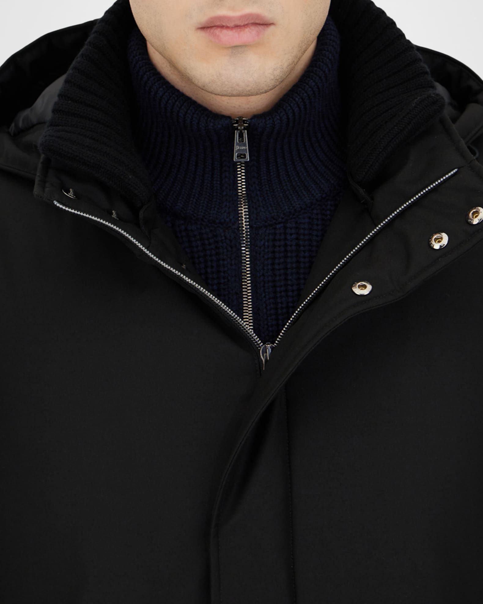 Herno Men's Sub Zero Jacket w/ Hood | Neiman Marcus