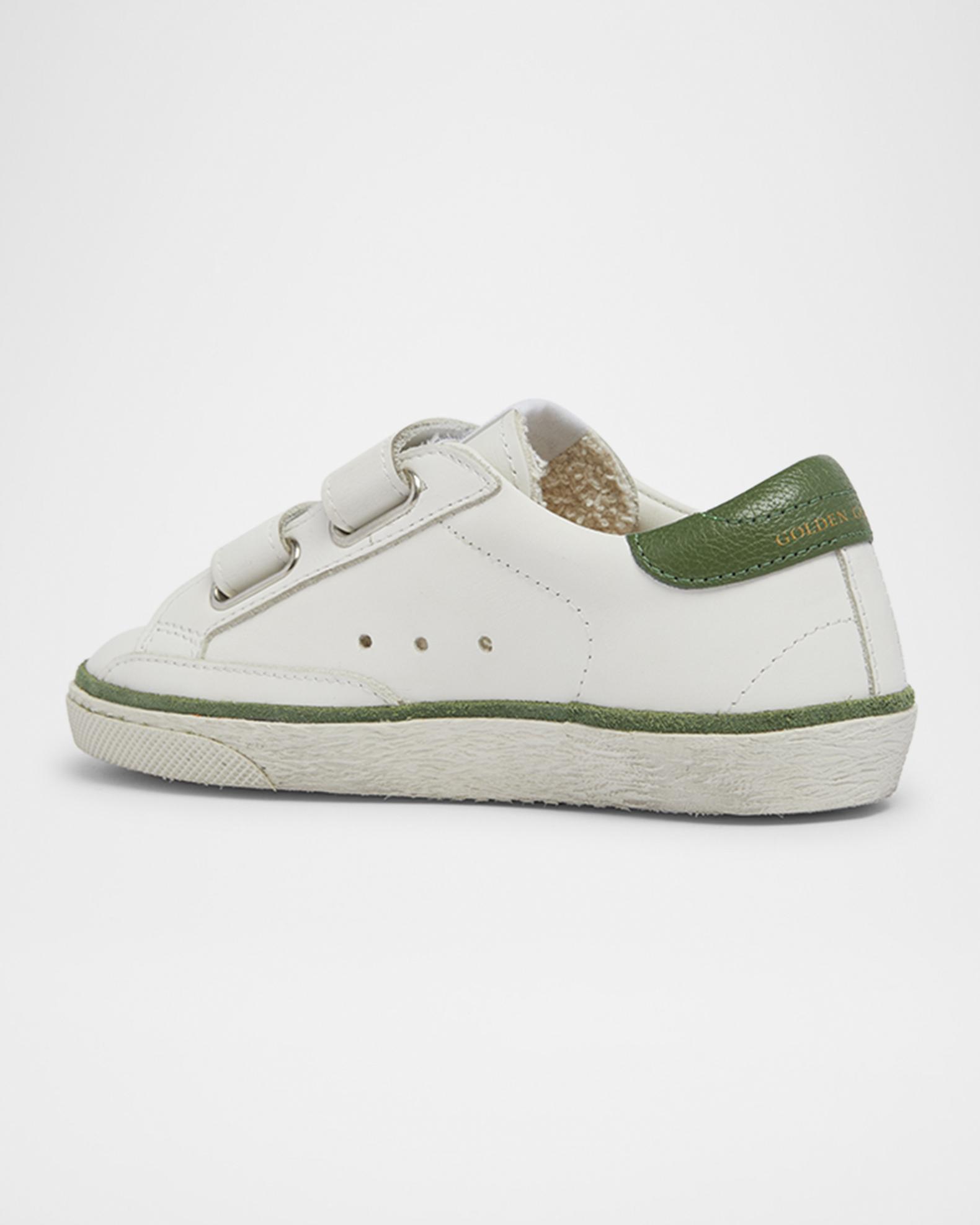 Golden Goose Boy's Old School Leather Sneakers, Toddler/Kid | Neiman Marcus