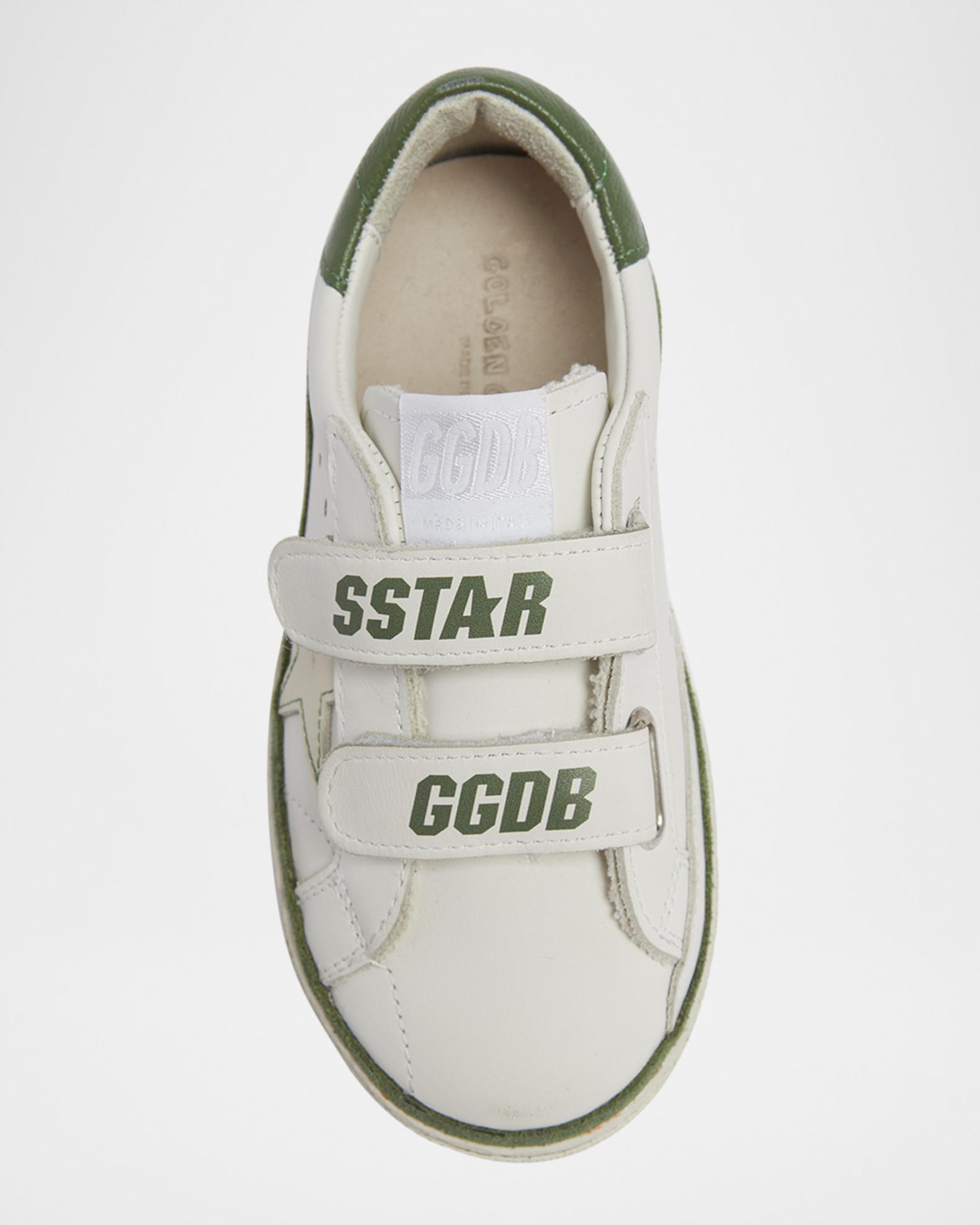 Golden Goose Boy's Old School Leather Sneakers, Toddler/Kid | Neiman Marcus