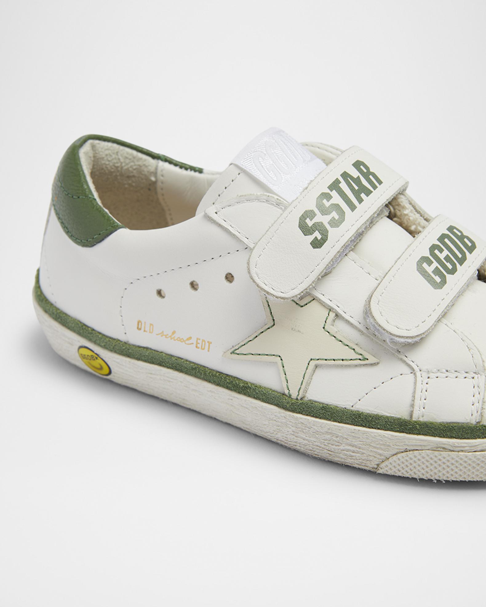 Golden Goose Boy's Old School Leather Sneakers, Toddler/Kid | Neiman Marcus