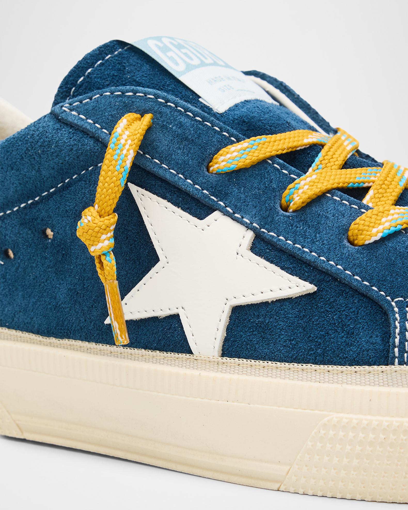 Golden Goose Boy's May Suede LowTop Sneakers, Toddlers/Kids Neiman