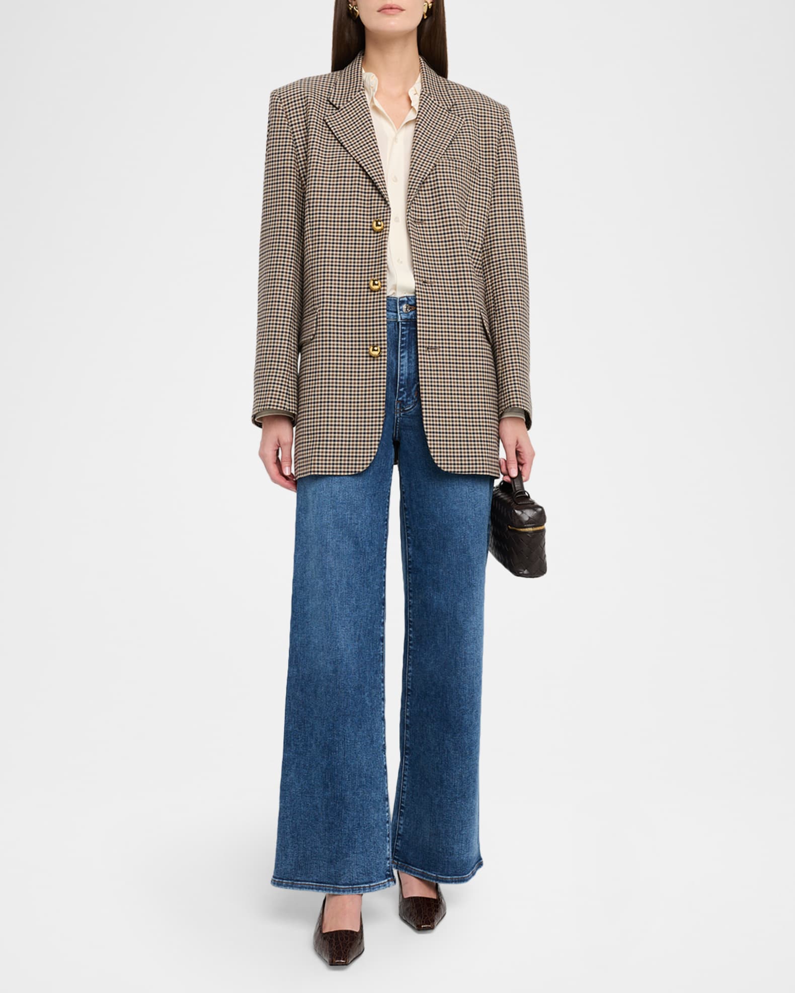 FRAME The Houndstooth Blazer | Neiman Marcus