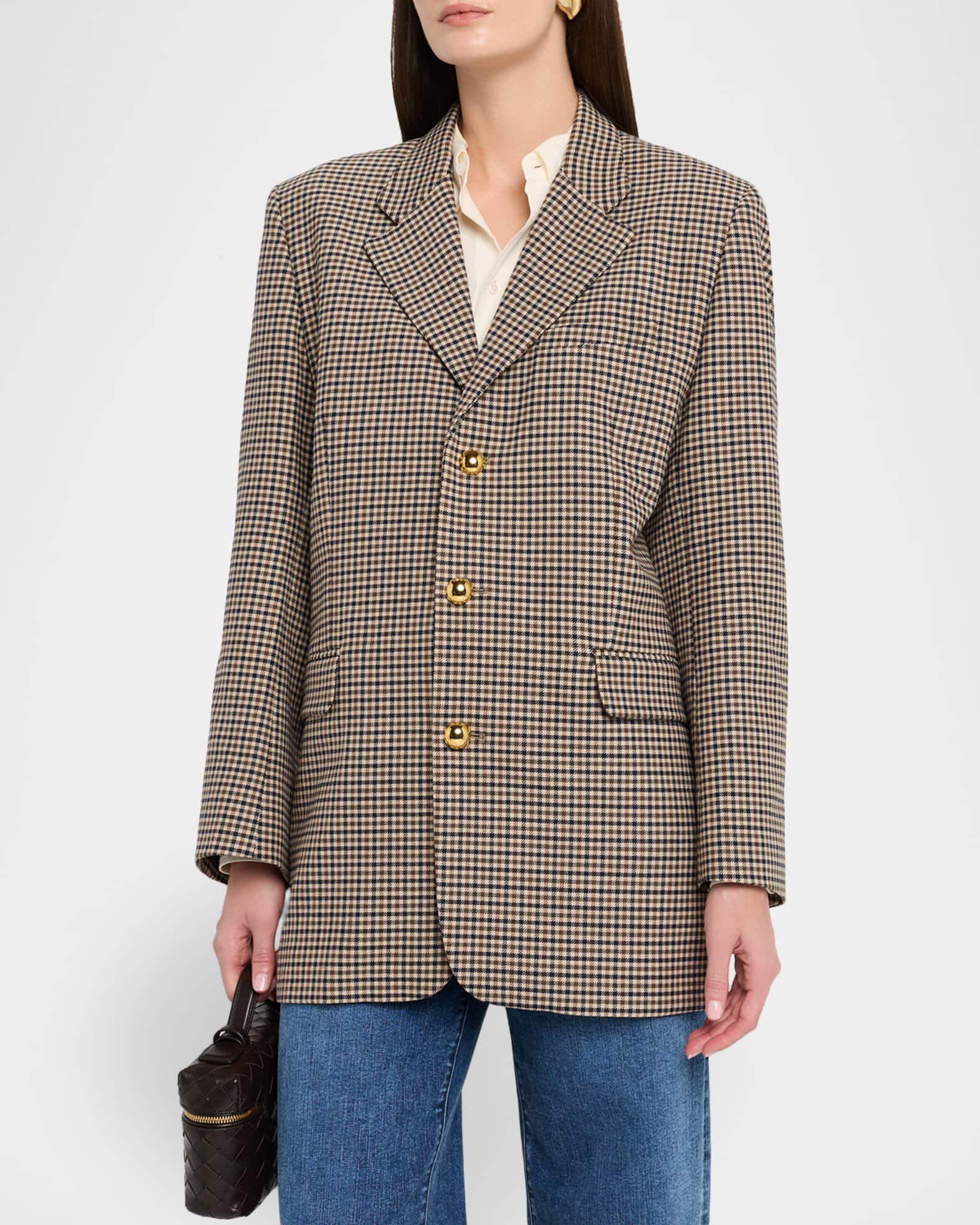 FRAME The Houndstooth Blazer | Neiman Marcus