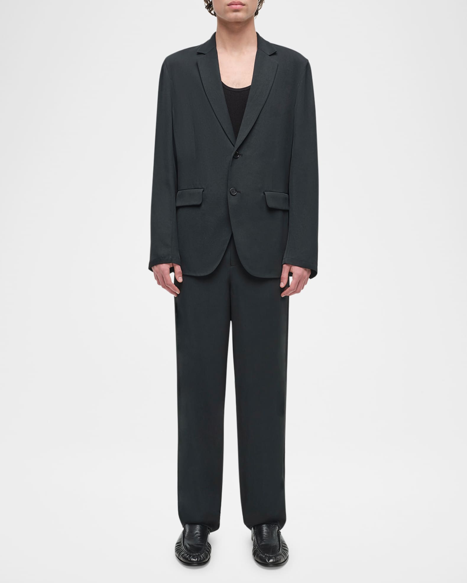 Men's Soft Relaxed-Fit Blazer 1