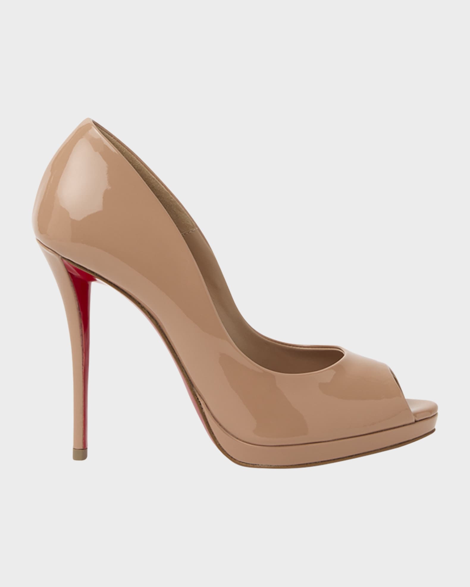 Christian Louboutin ハイヒール Christian Louboutin 120mm Lady Z Patent Leather Peep-Toe Pumps