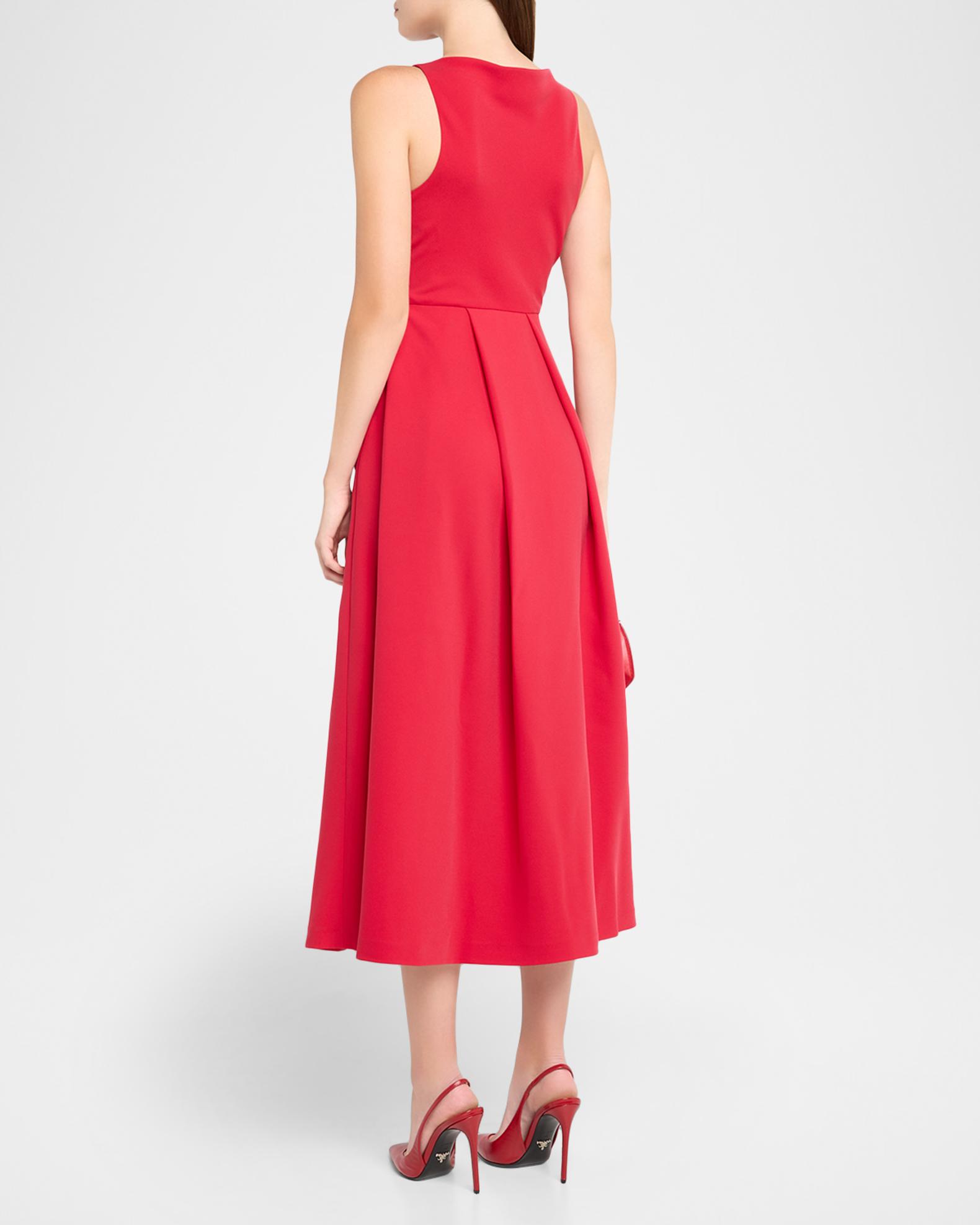 red dress armani Women Size 14 Armani Collezioni Red Sexy, Slink Midi Dress  VIDA STYLE SHOP