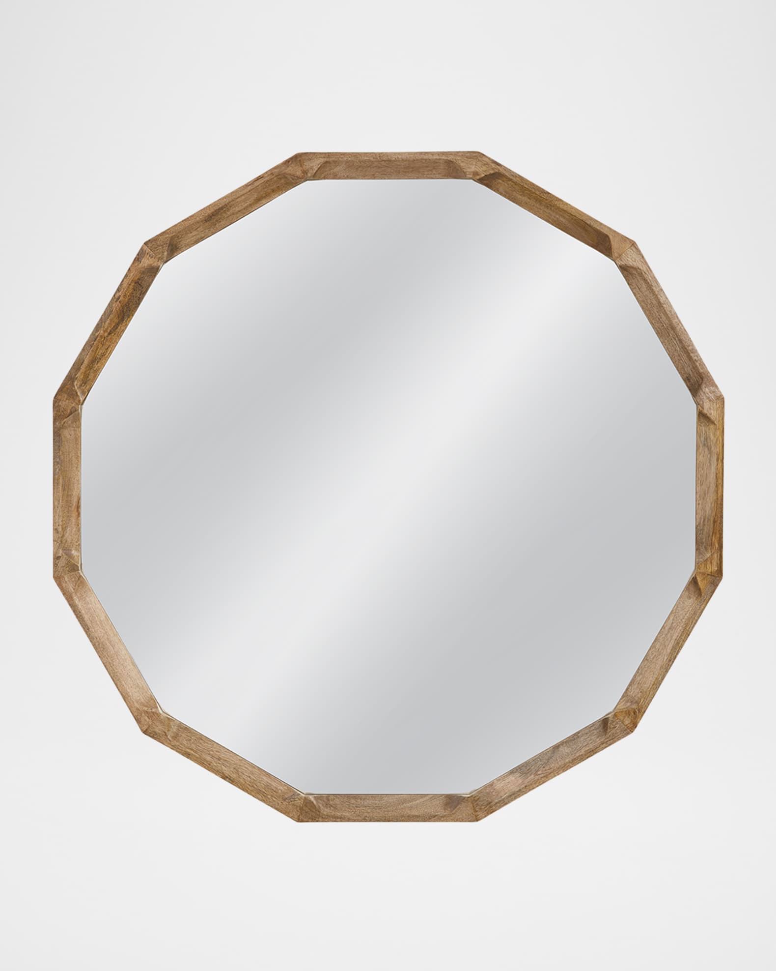 Eloise 12-Sided Wall Mirror, 46" Round 1