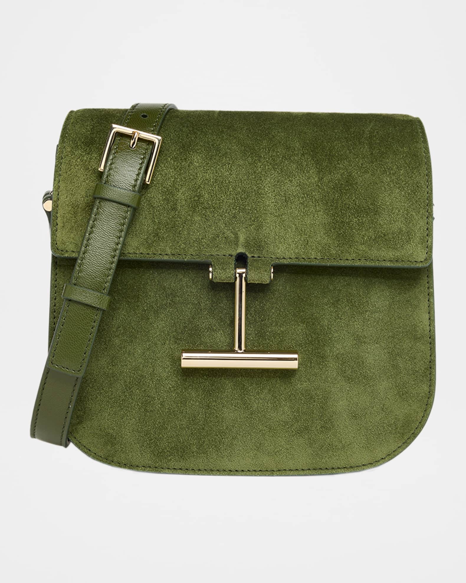 TOM FORD Tara Mini Crossbody Bag in Suede | Neiman Marcus