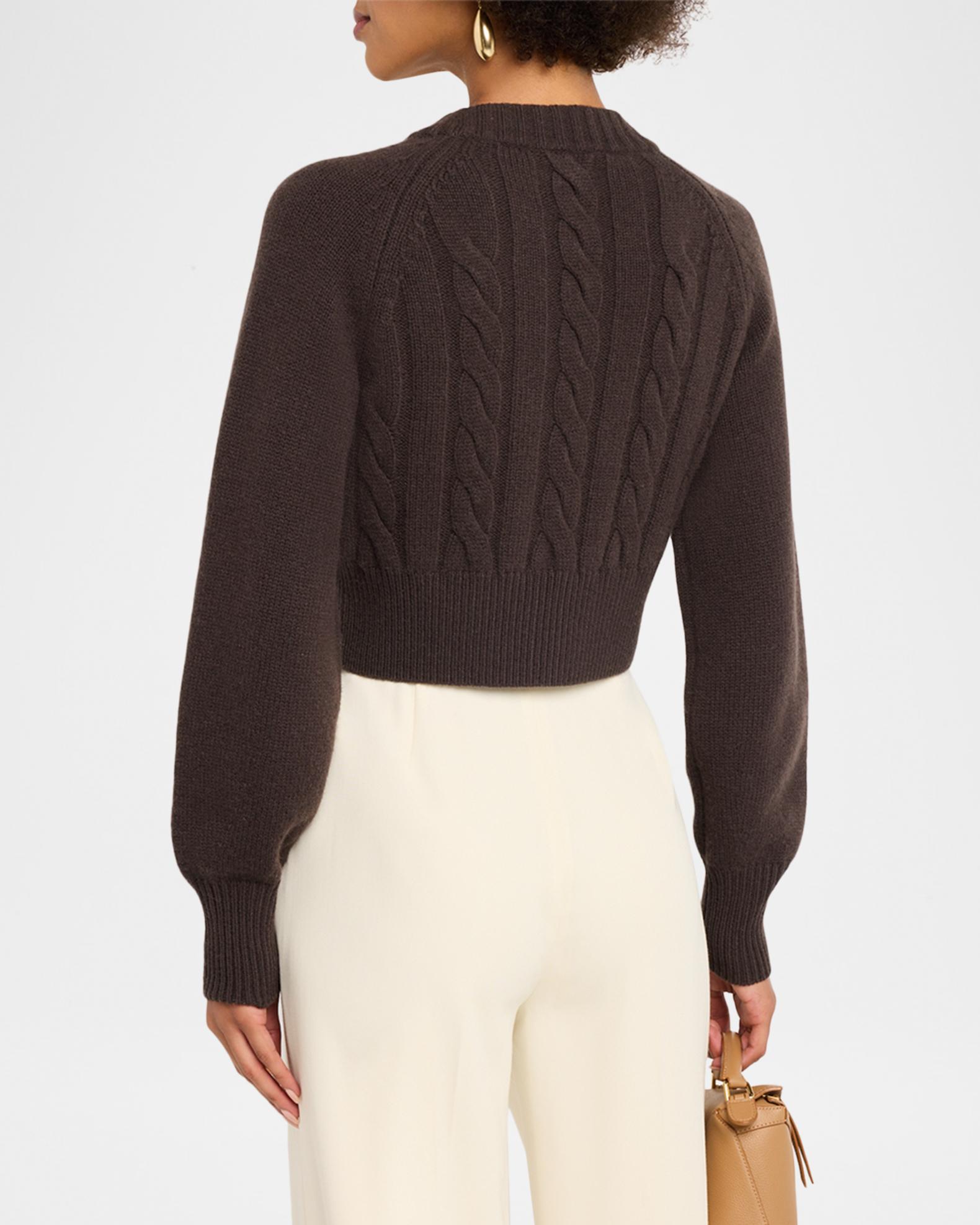 Toccin Rita CableKnit Cardigan Neiman Marcus