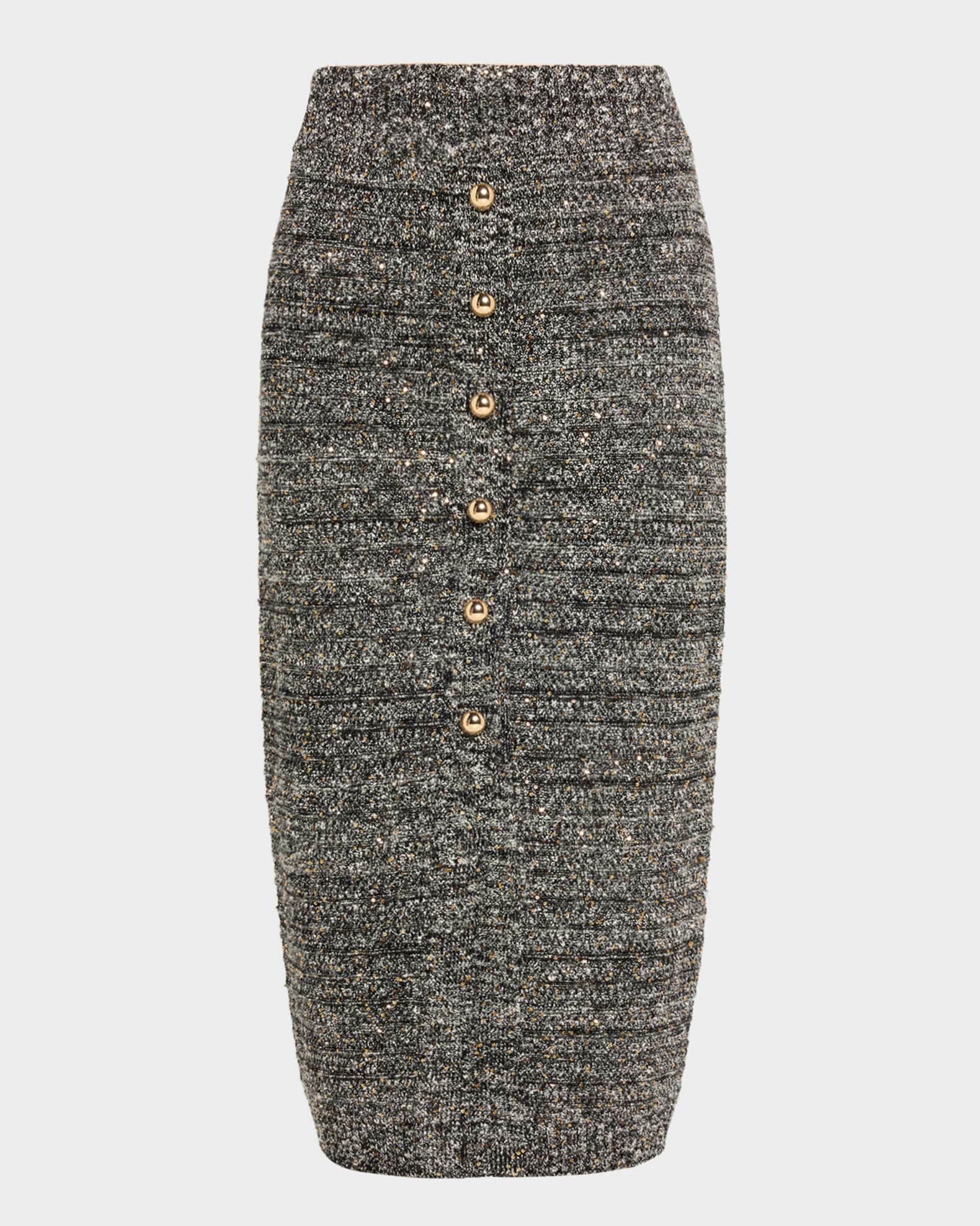 ライオン　タグ付き未使用　KNIT SKIRT34 Sateen Midi Full Skirt | Isaac Mizrahi