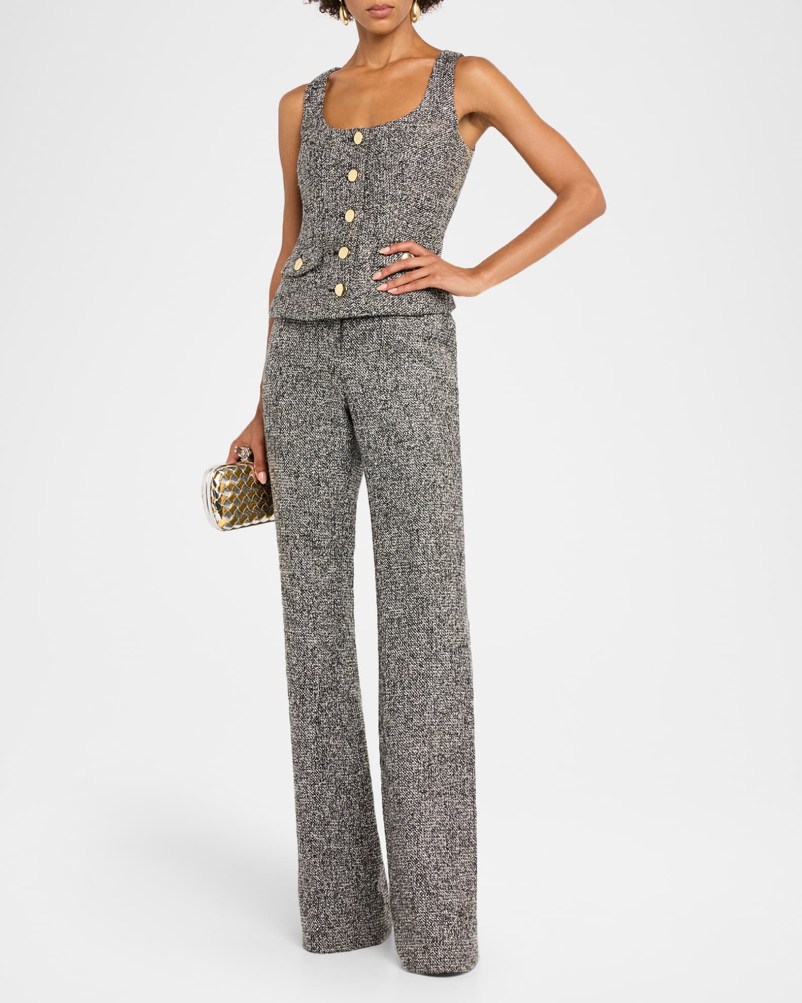 Toccin Georgia Tweed Vest Top | Neiman Marcus