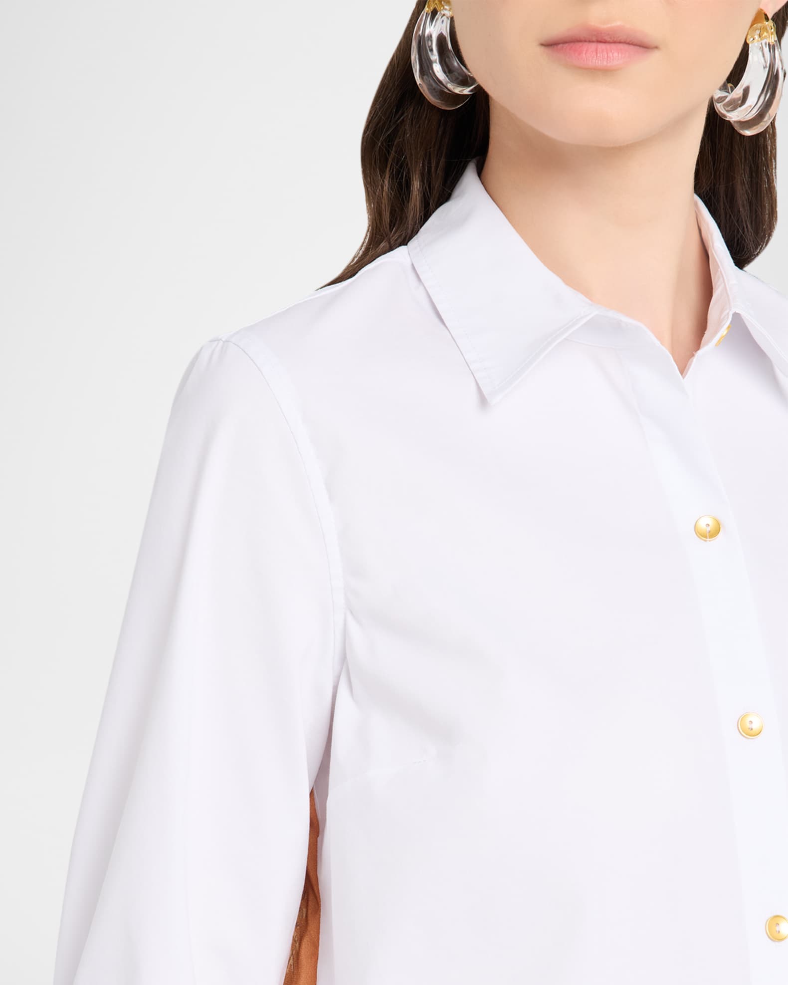 Fawn Button-Front Shirt 1