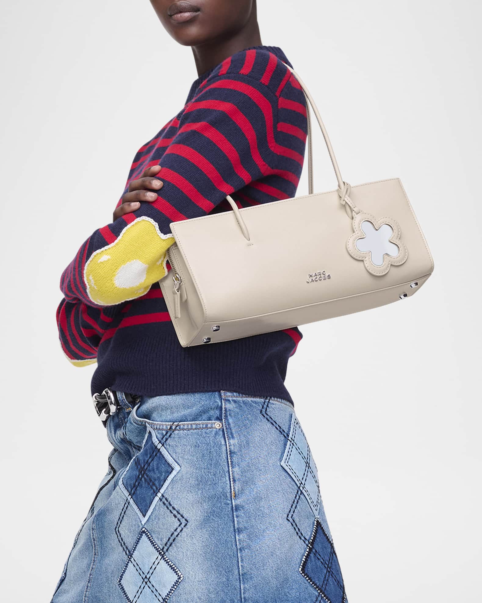 Marc Jacobs The Mirror Leather Satchel Bag | Neiman Marcus
