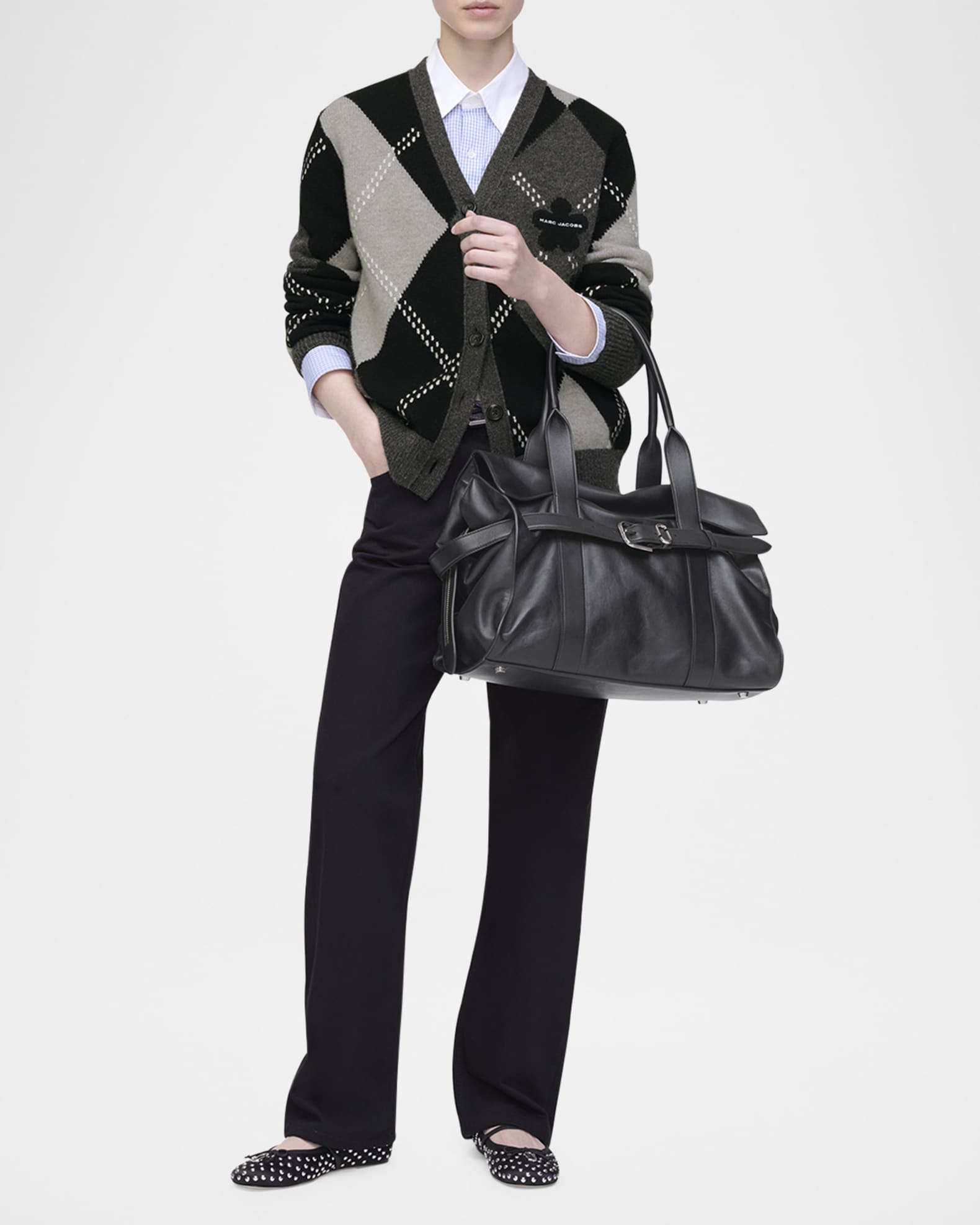 【タパンダ】MARC JACOBS 本革 ドリフターショルダーバッグ 黒 MARC JACOBS マークジェイコブス ショルダーバッグ THE LEATHER