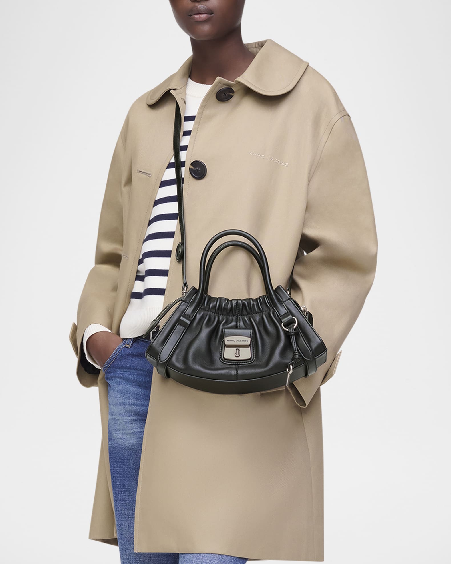 Marc Jacobs Christina Small Leather Satchel Bag | Neiman Marcus