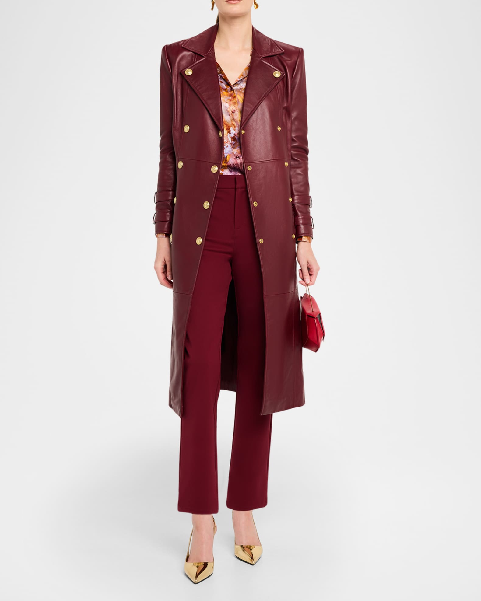 Tyler Silk Button-Front Blouse 1