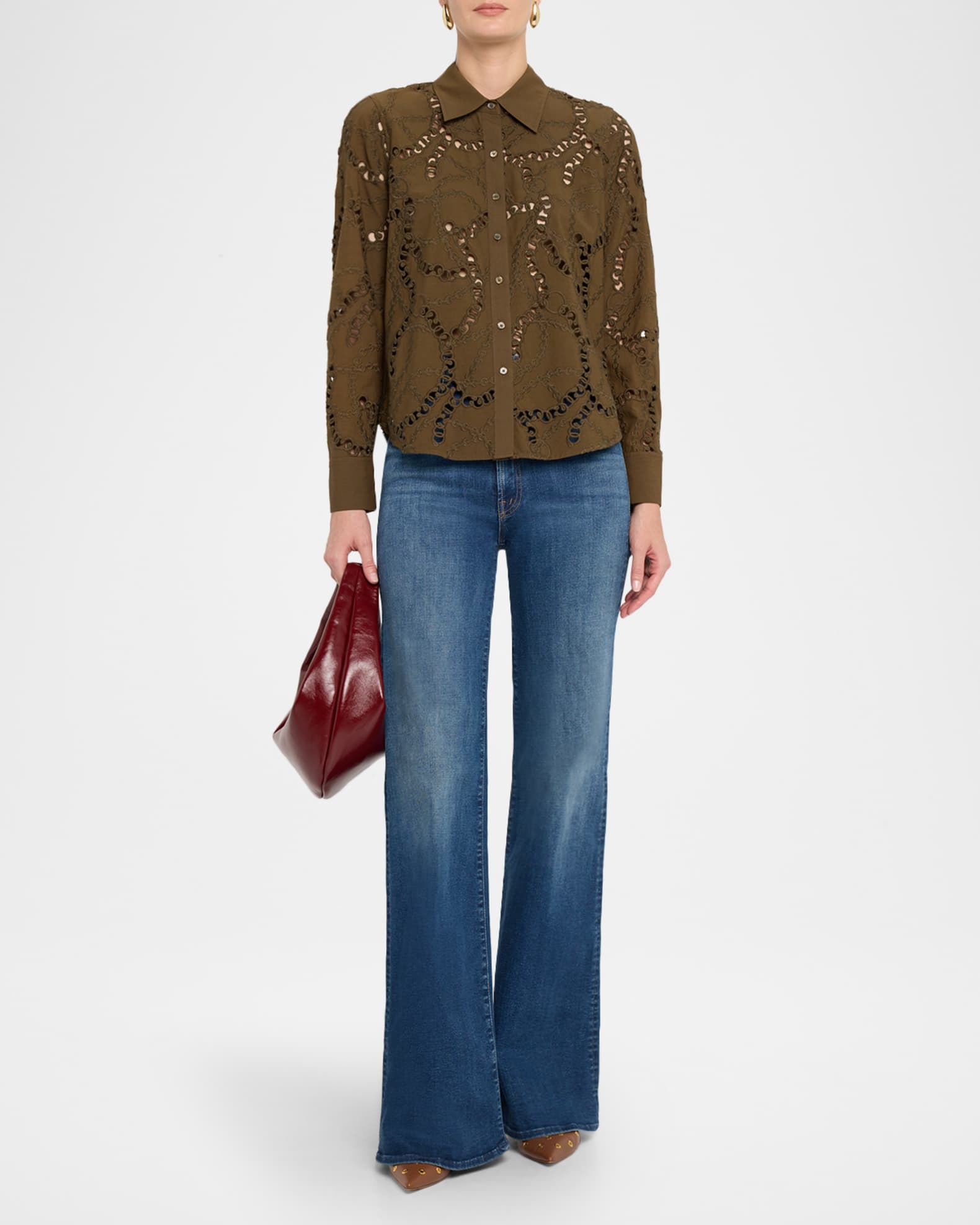 Ellery Eyelet Blouse 1
