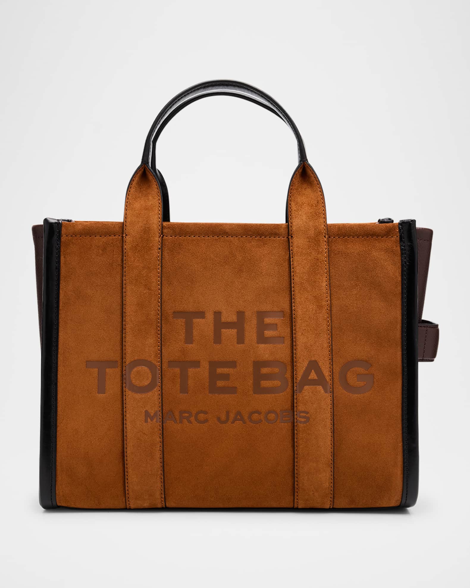 Marc Jacobs The Medium Suede & Leather Tote Bag | Neiman Marcus
