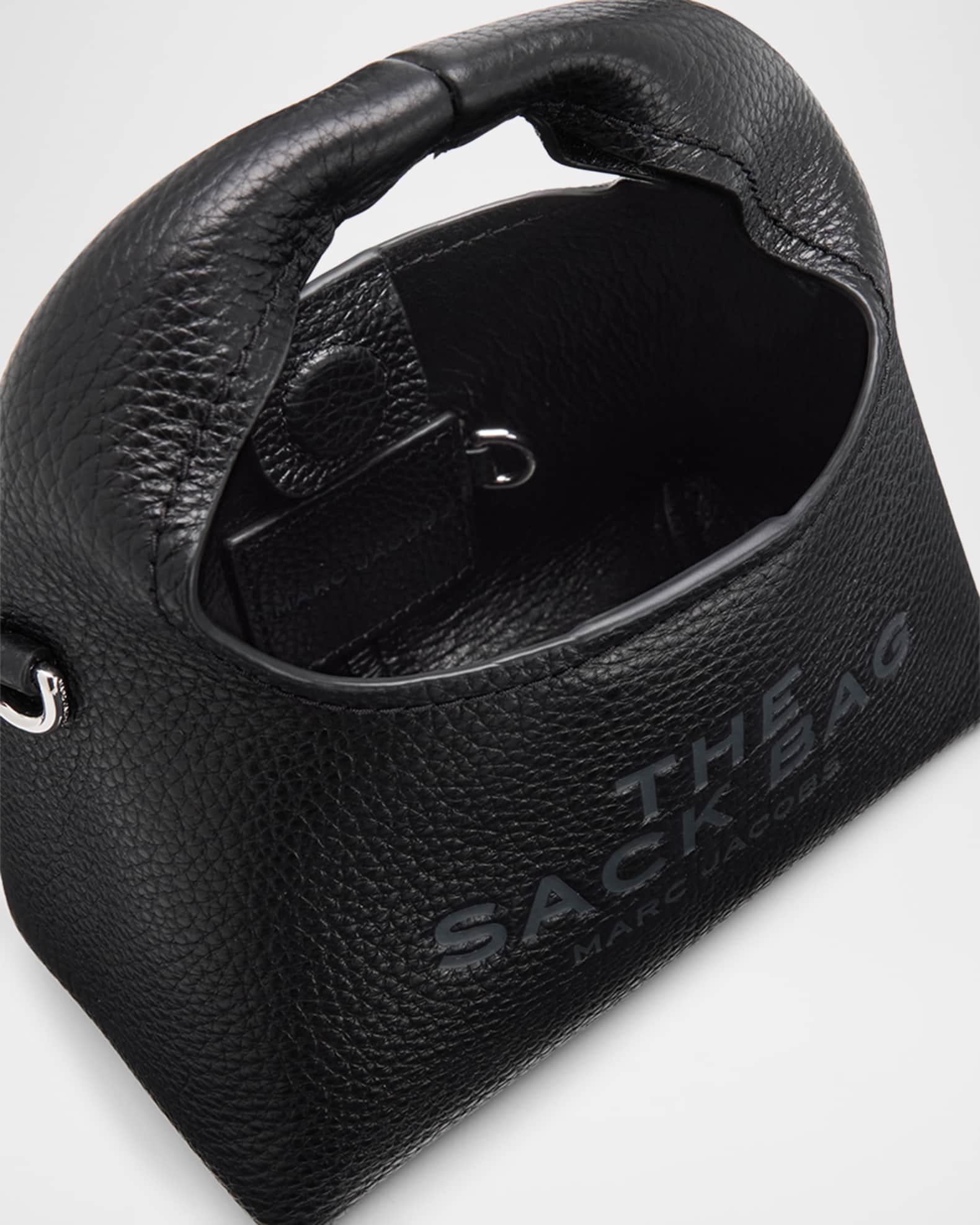 Marc Jacobs The Micro Grain Leather Crossbody Sack | Neiman Marcus