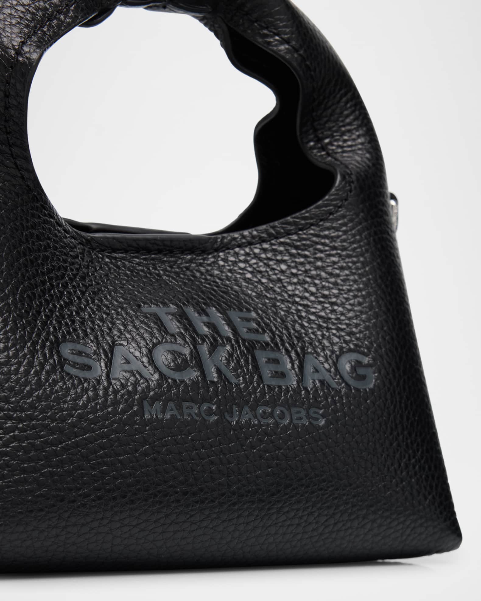 Marc Jacobs The Micro Grain Leather Crossbody Sack | Neiman Marcus