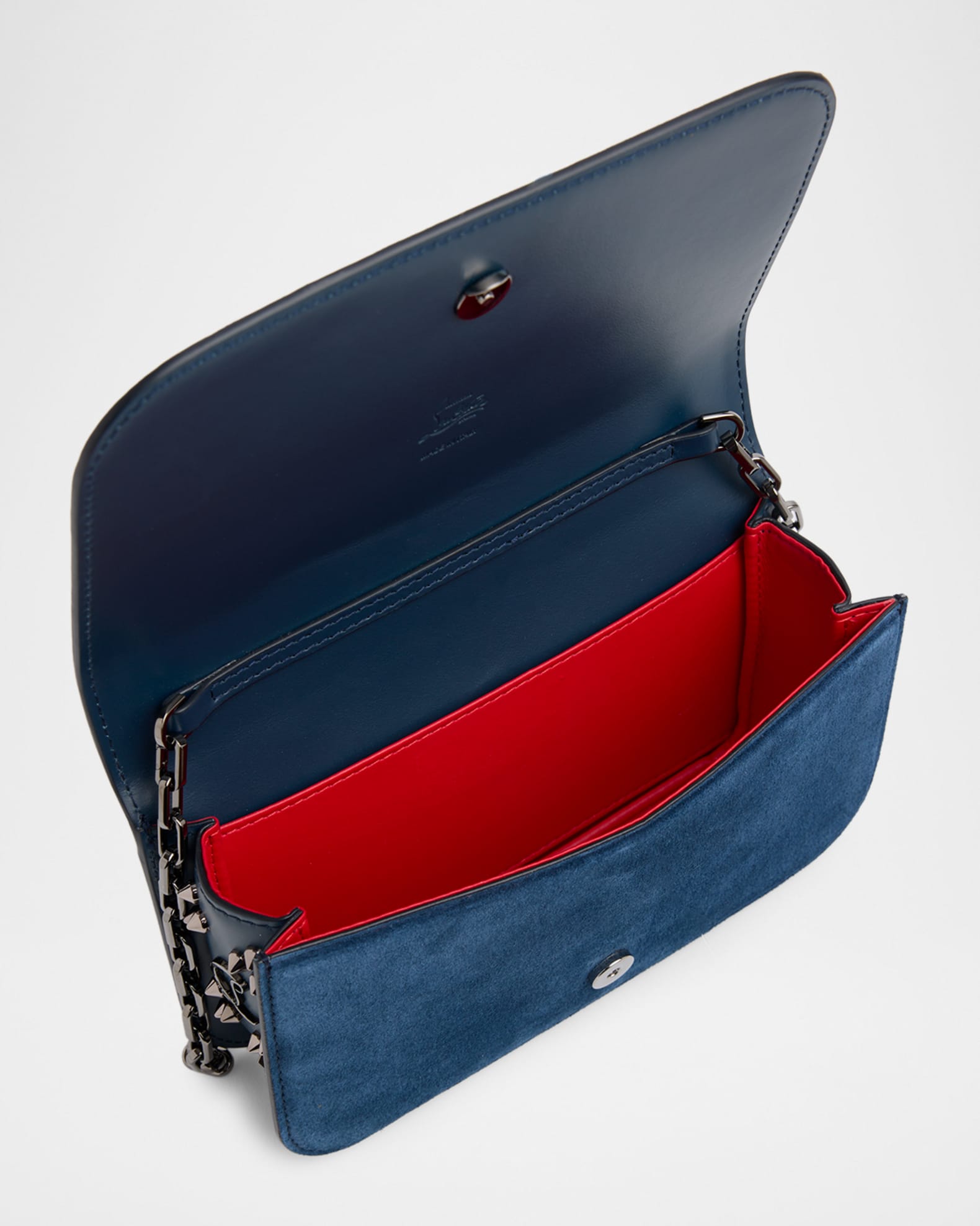 Christian Louboutin Paloma Small Clutch Bag in Suede with