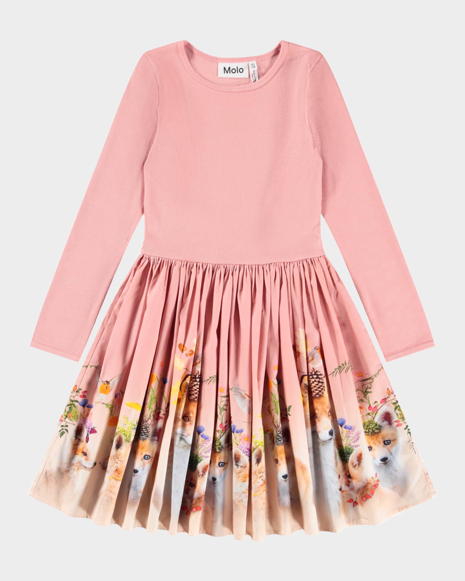 Girl's Casie Poplin-Skirt Dress, Size 7-10 0