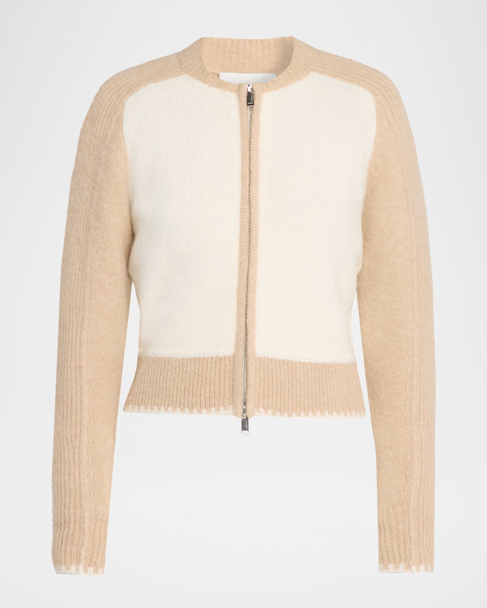 3.1 Phillip Lim Zip Wool-Blend Cardigan | Neiman Marcus