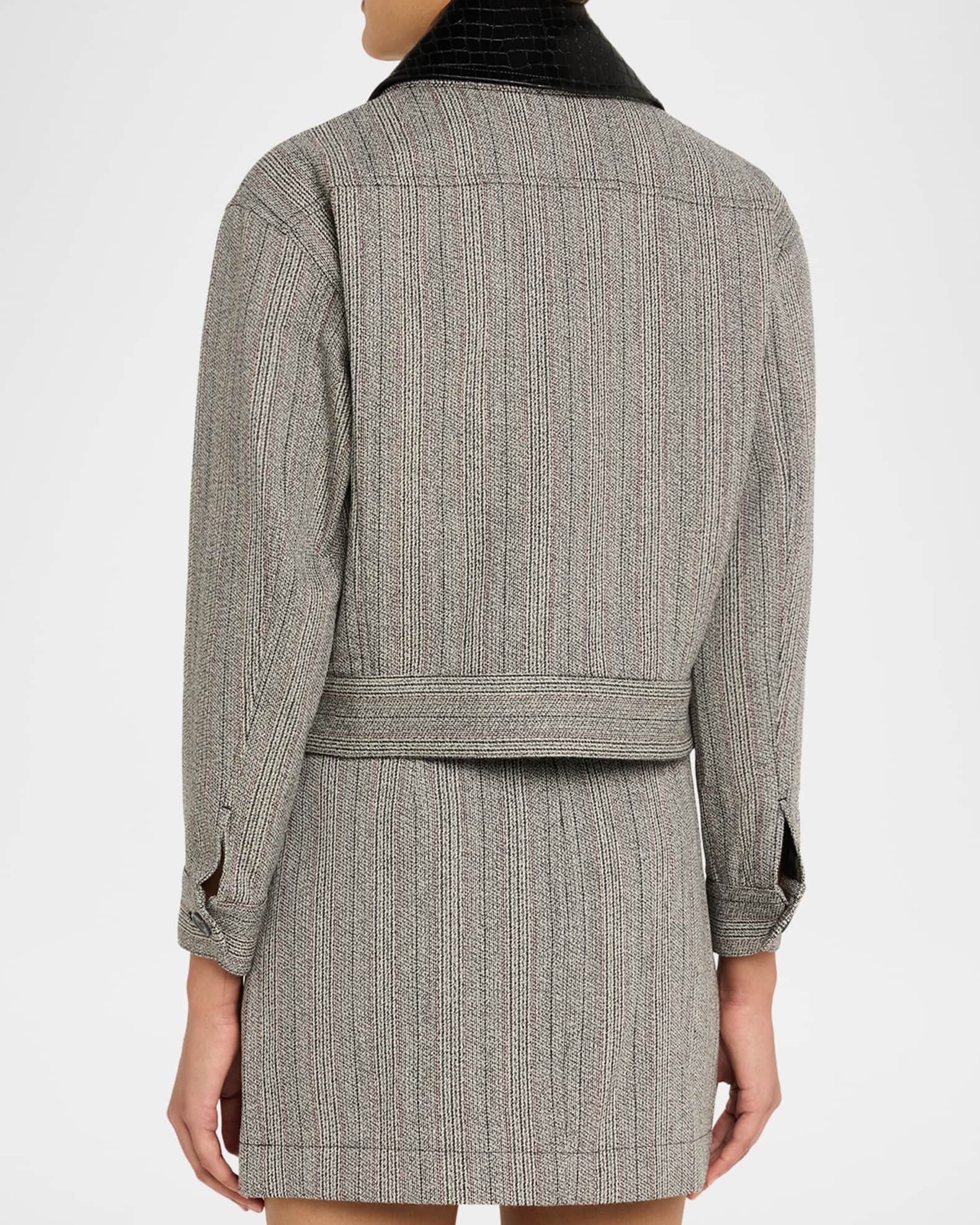 3.1 Phillip Lim Jaspé Wool Cropped Jacket | Neiman Marcus