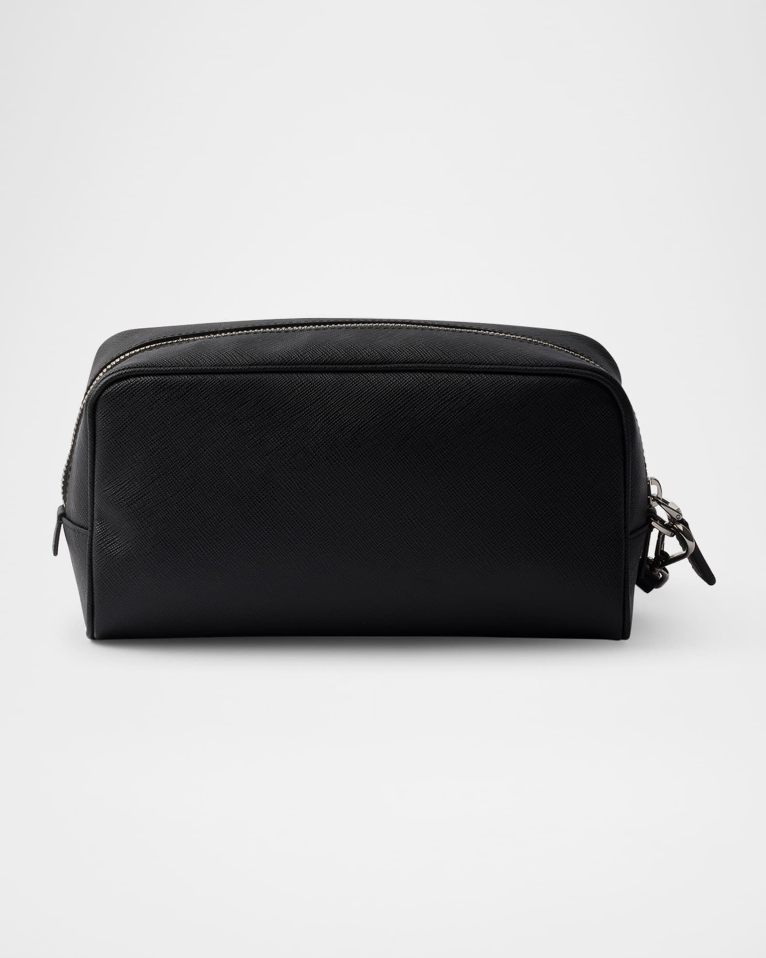 Prada Saffiano Wristlet Pouch | Neiman Marcus
