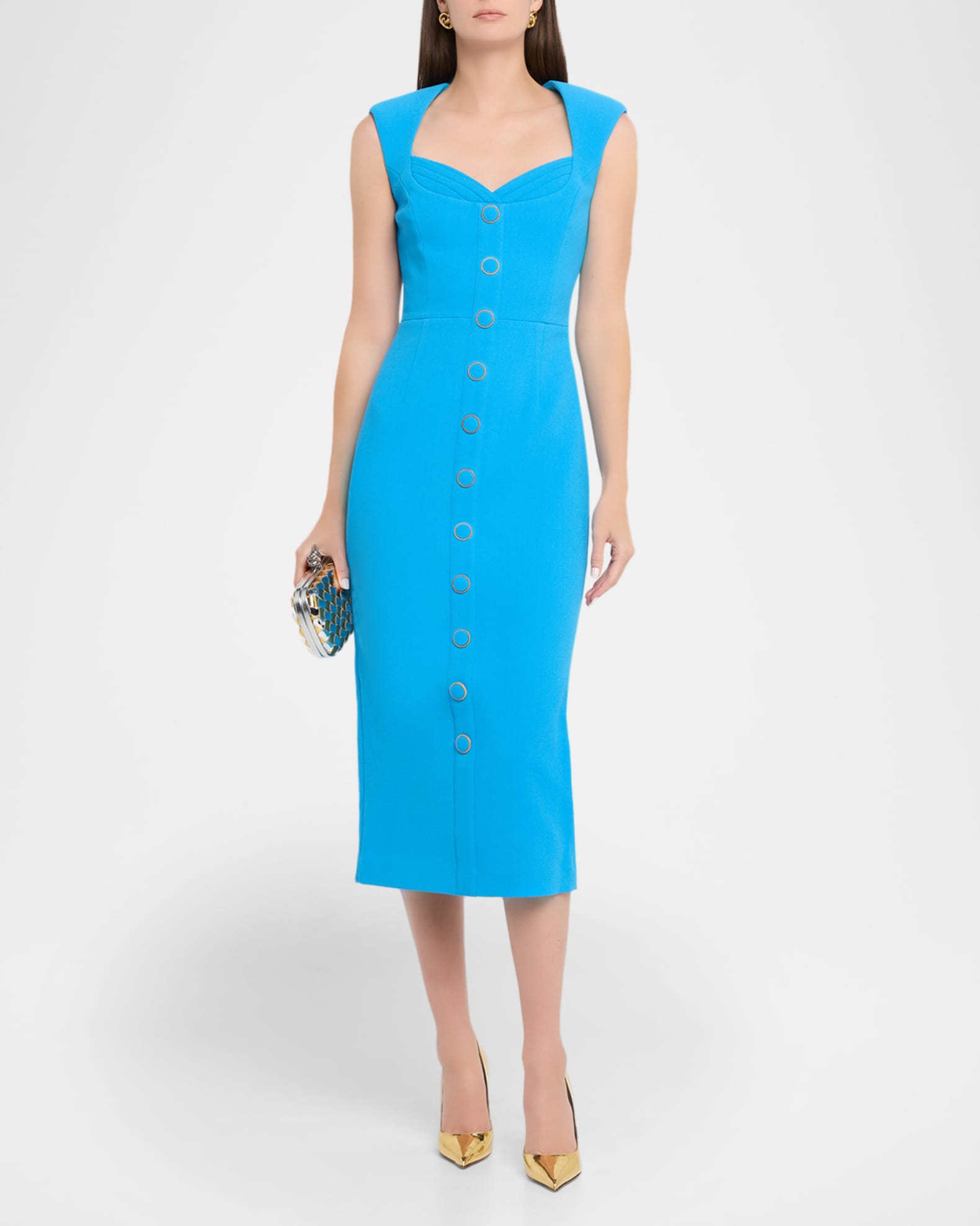 Skyla Sleeveless Bodycon Midi Dress 1