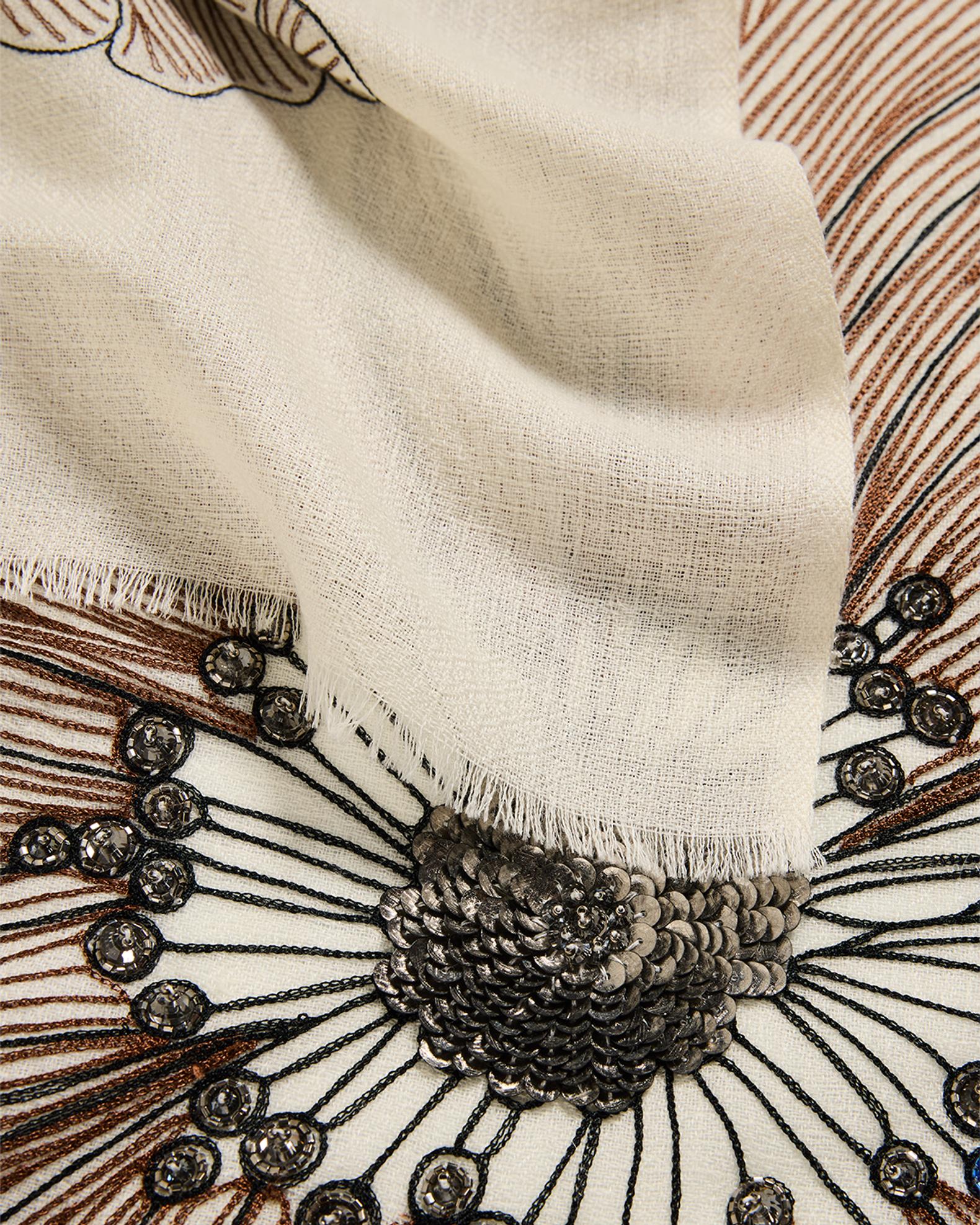 Janavi India Bold Petals Cashmere Scarf | Neiman Marcus