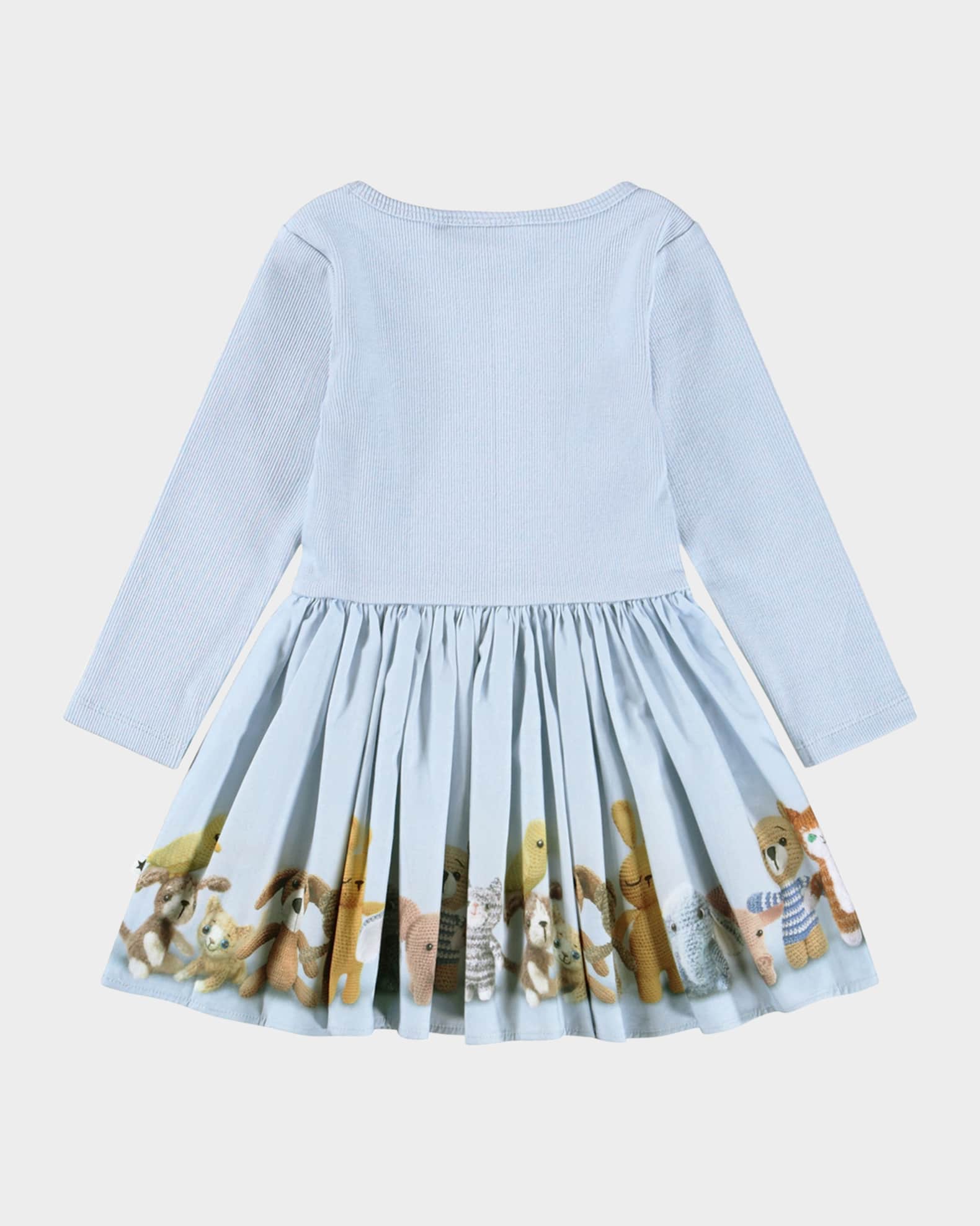 Girl's Candi Poplin-Skirt Dress, Size 6M-2 1