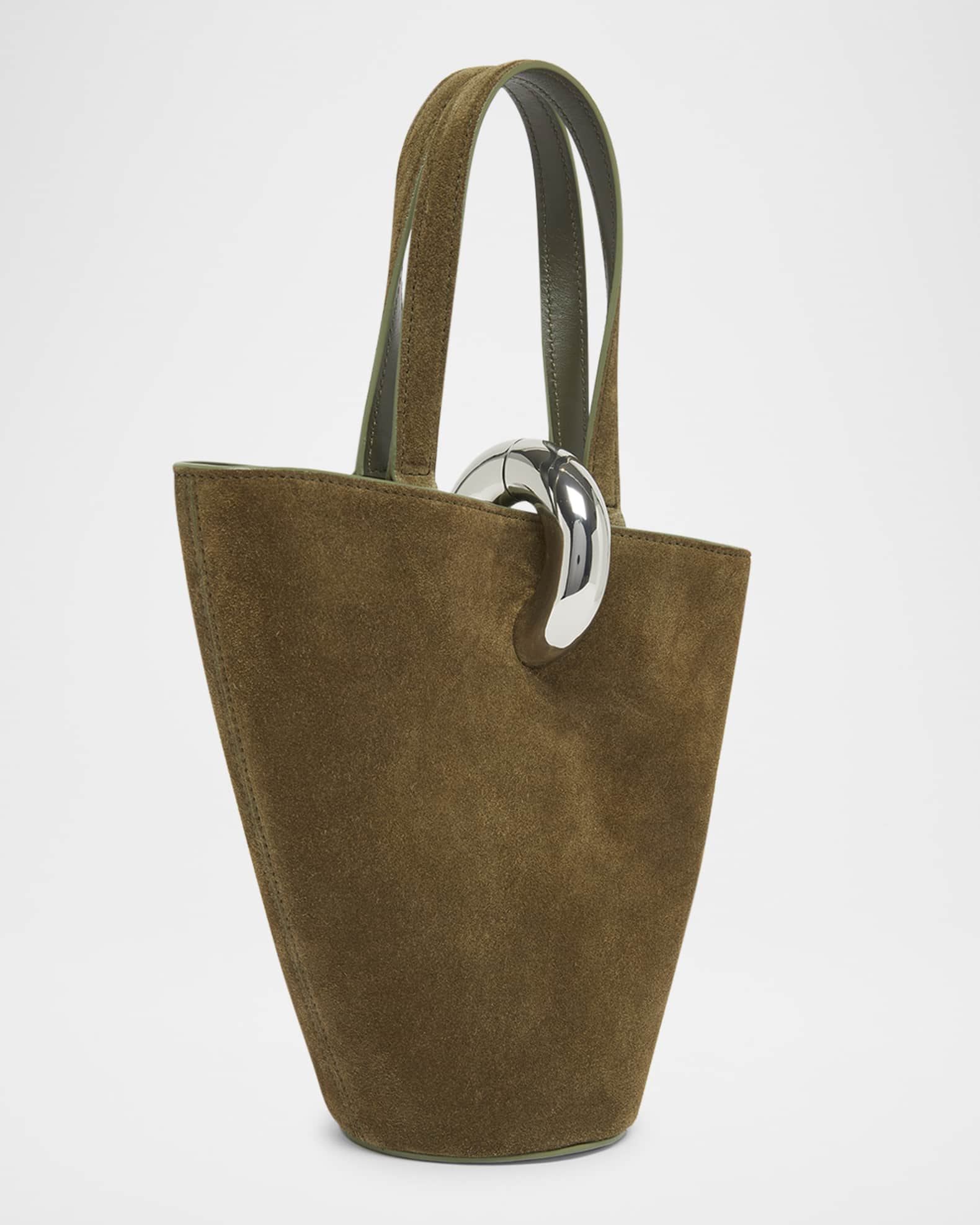 Jacquemus Le Petit Bambola Suede Shoulder Bag | Neiman Marcus