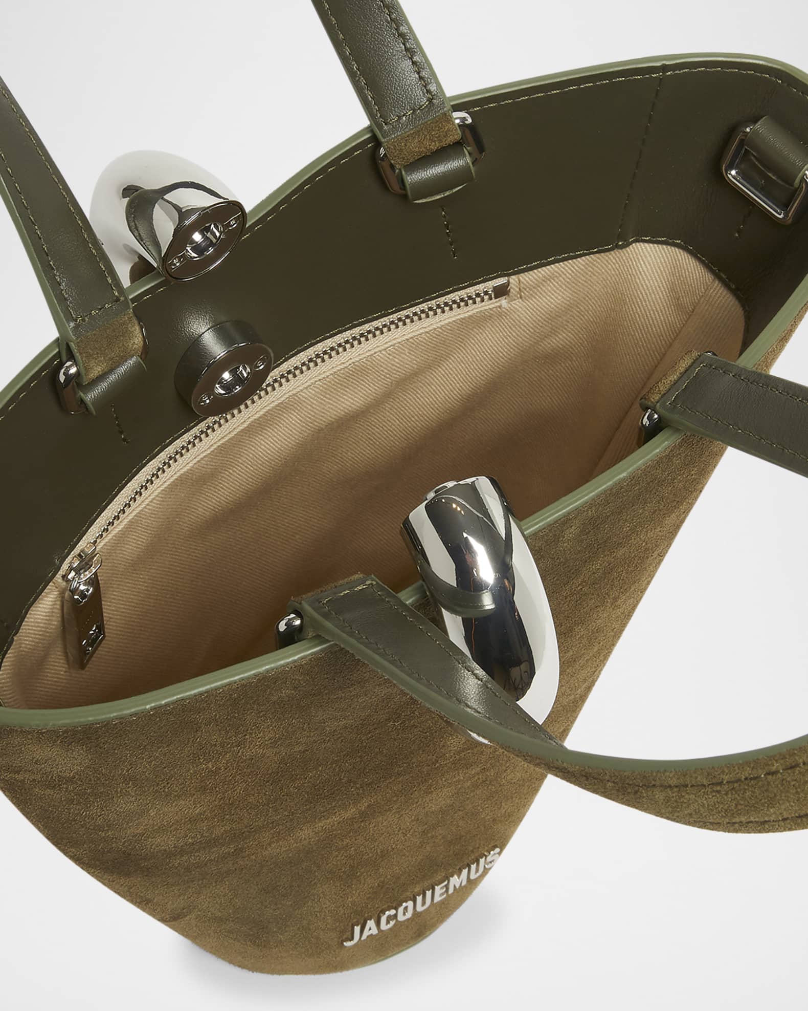 Jacquemus Le Petit Bambola Suede Shoulder Bag | Neiman Marcus