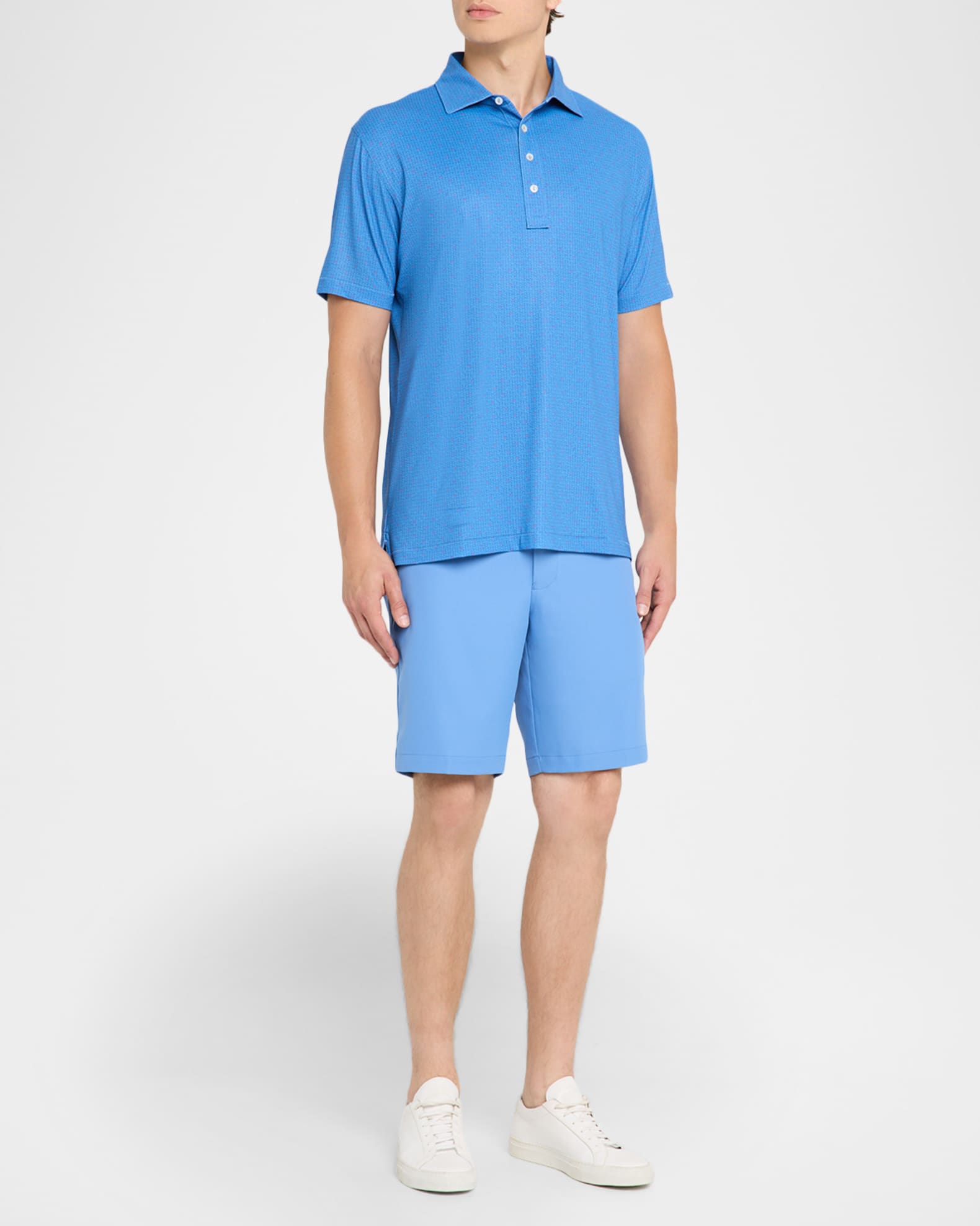 Men's Due North Performance Jersey Polo with Signature Kelly Collar 1
