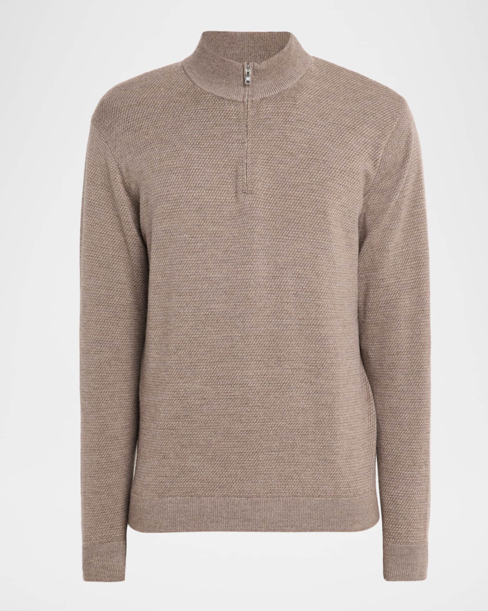 Peter Millar Men's Keene Merino Quarter-Zip Sweater | Neiman Marcus