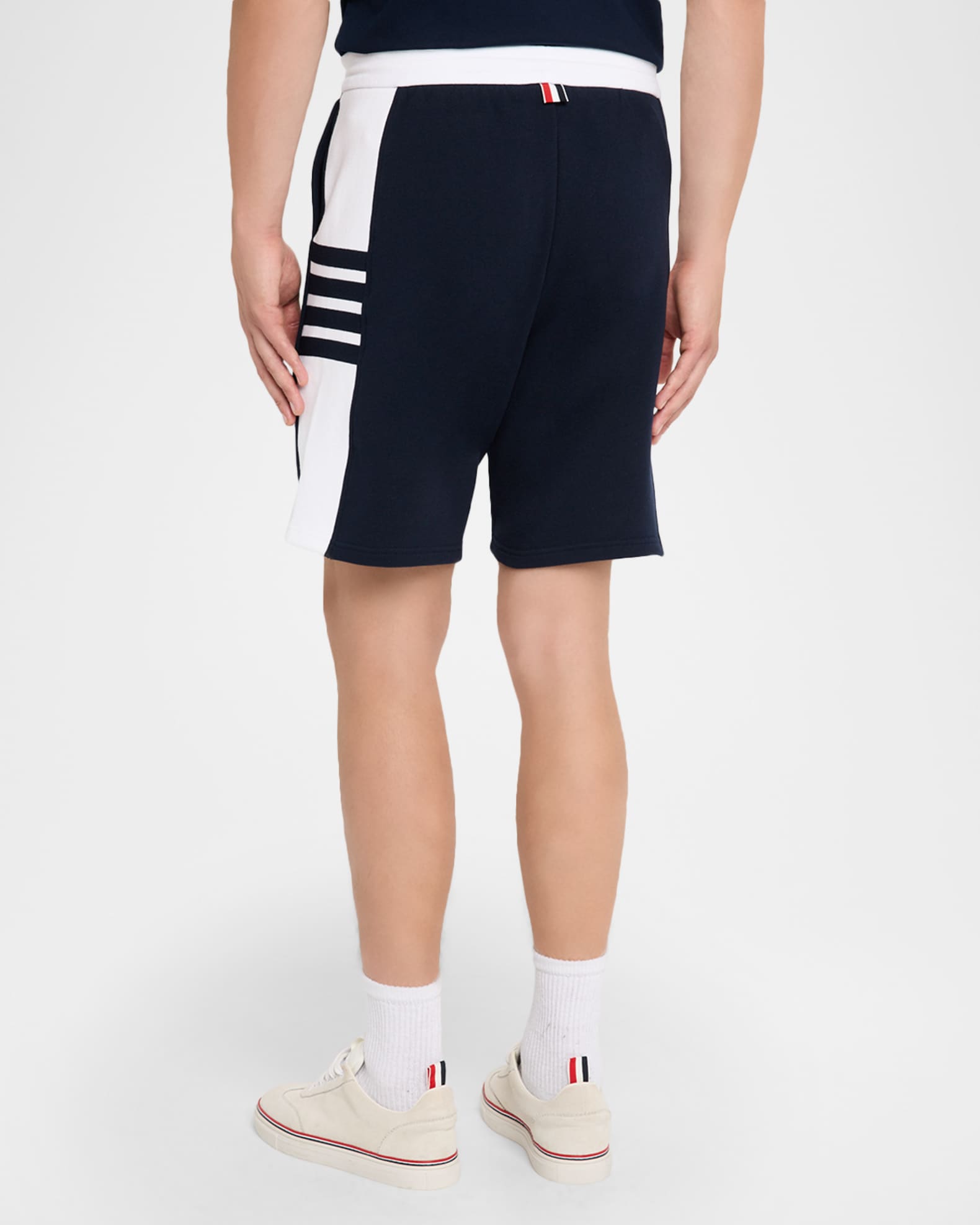 Thom Browne Men's Cotton 4-Bar Sweat Shorts | Neiman Marcus