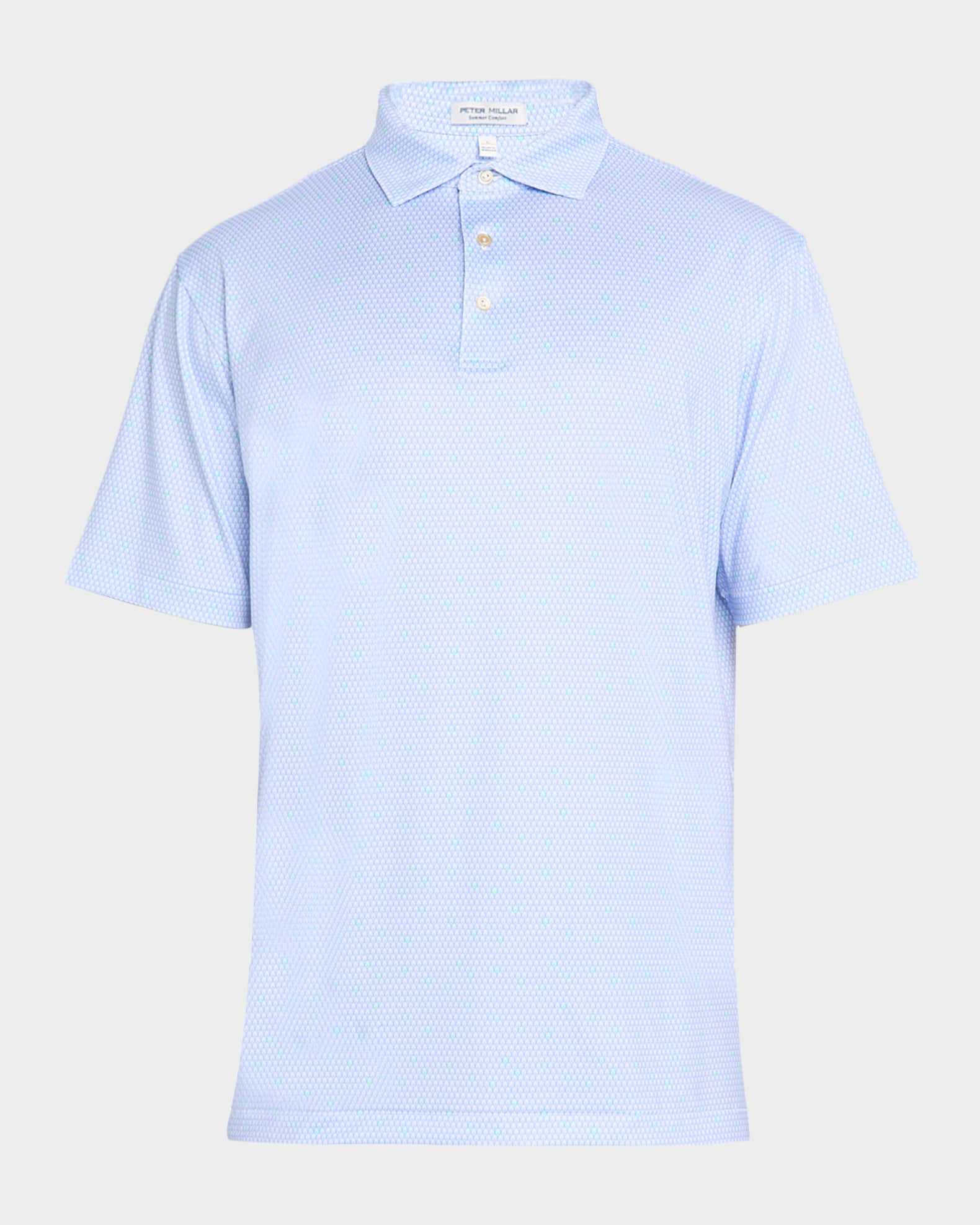 Men's Geo Skull Performance Jersey Polo 0