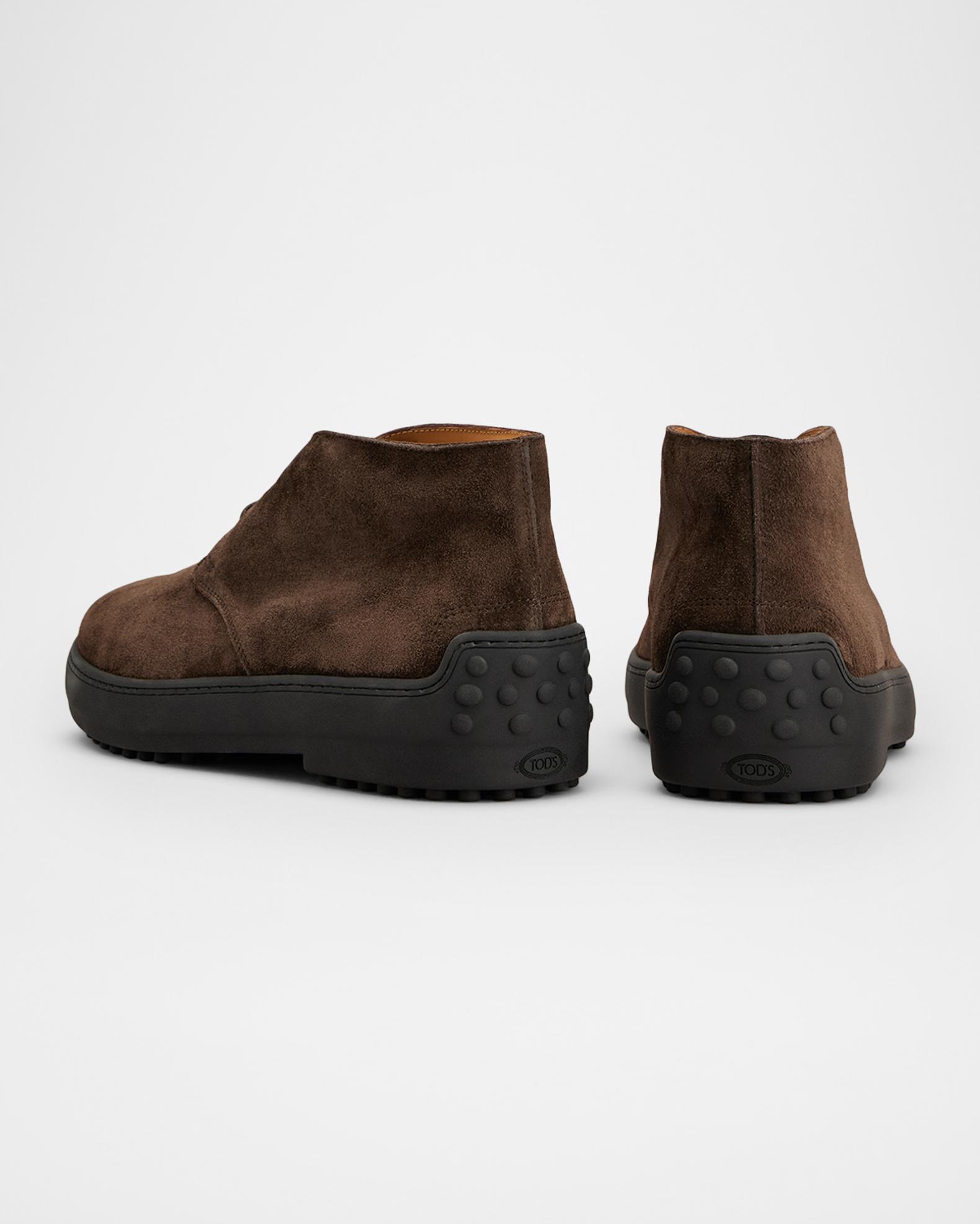 Tods Polish Winter Gommino Suede Dark Brown - NWT Editor Pick: Tod main image 2
