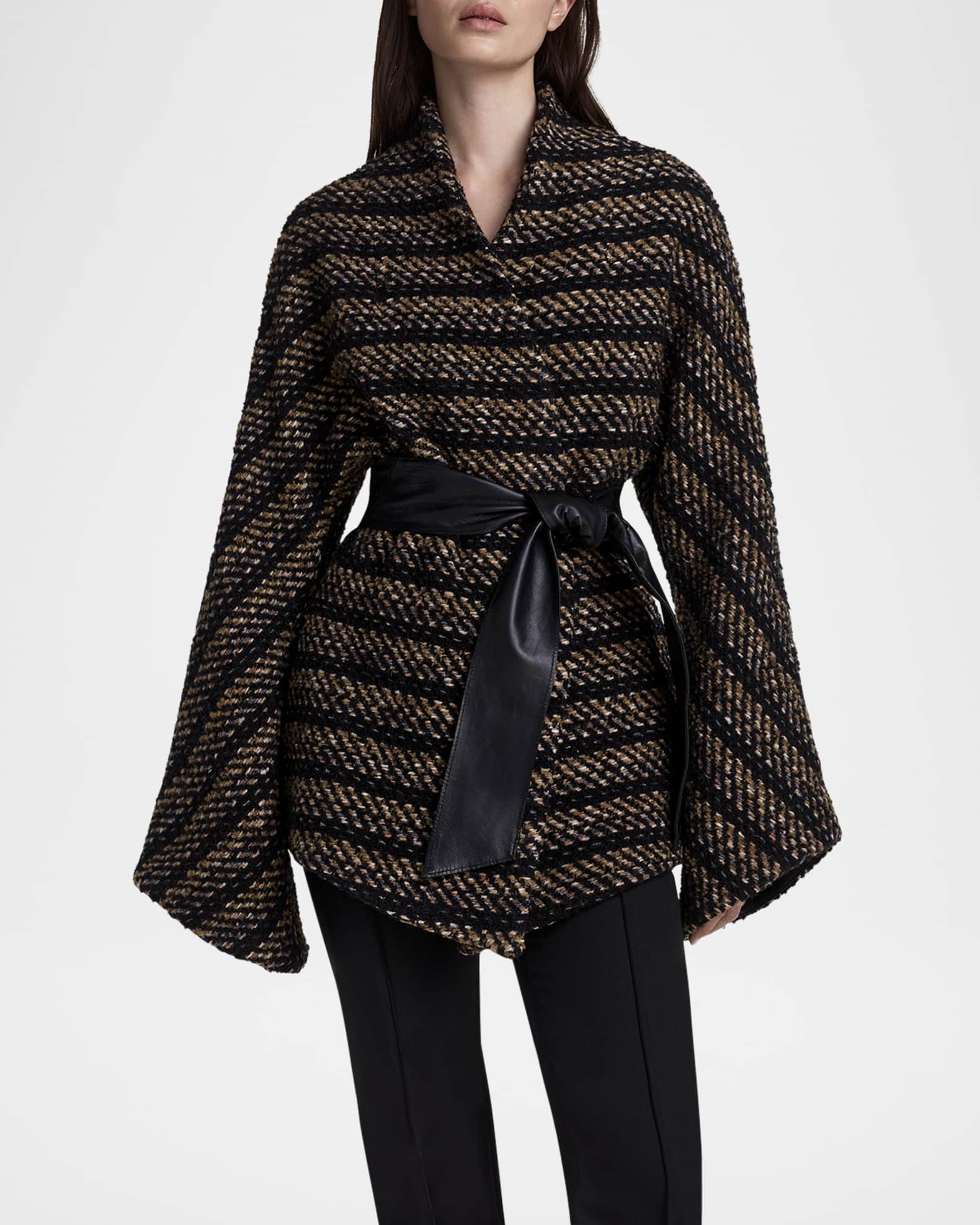 Smythe Belted Wrap Jacket | Neiman Marcus